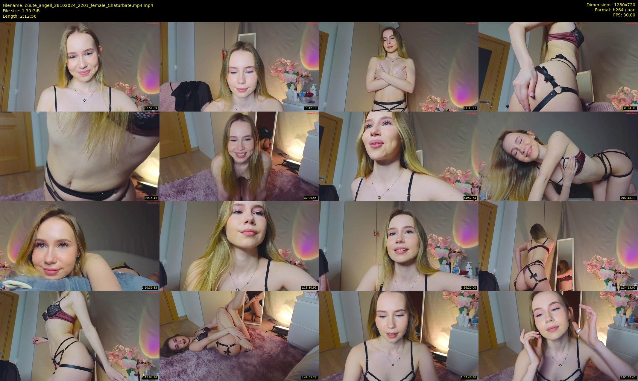 cuute_angell — 133 minute Chaturbate female cam show recording, 720p, Oct 28, 2024