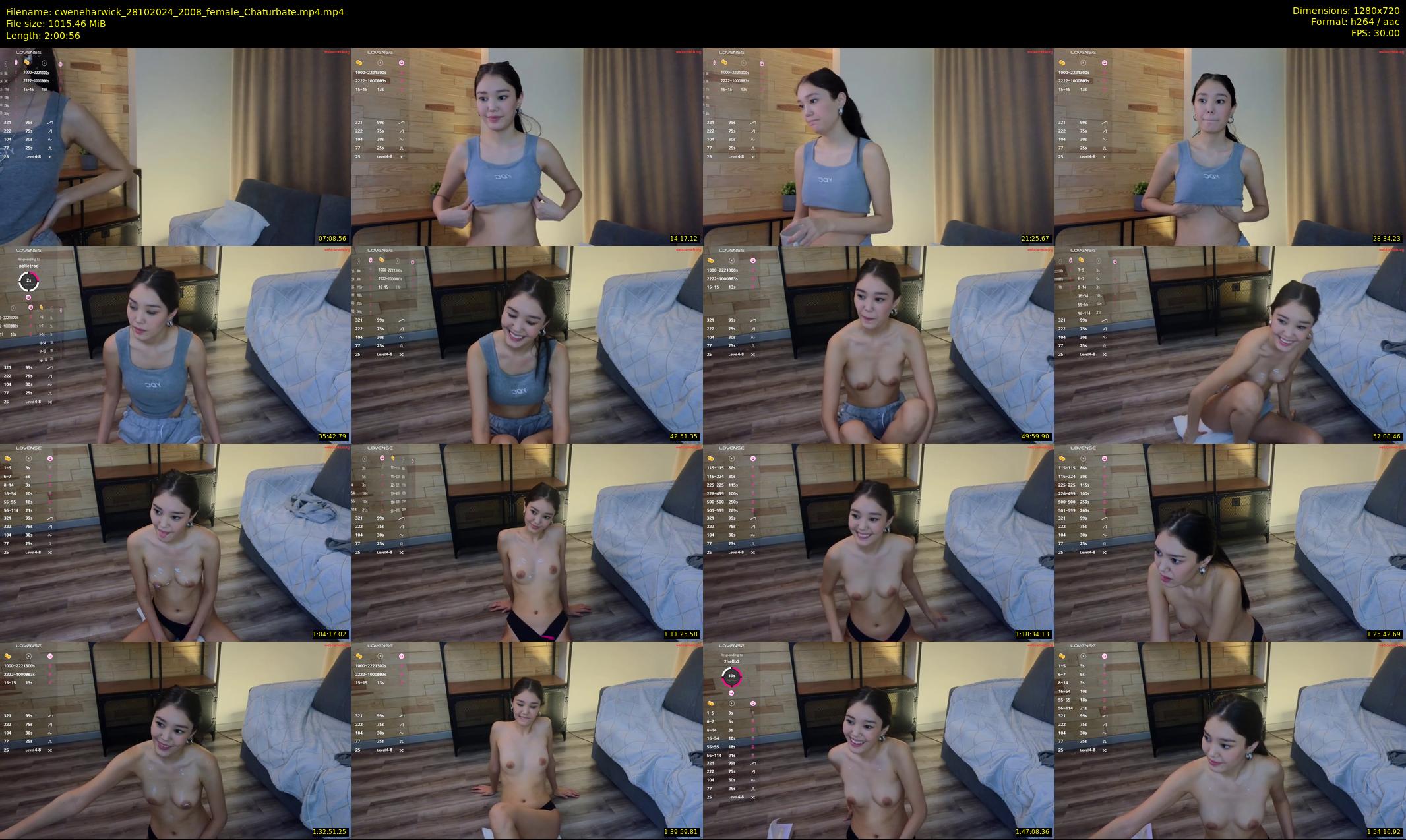 cweneharwick — 121 minute Chaturbate female cam show recording, 720p, Oct 28, 2024