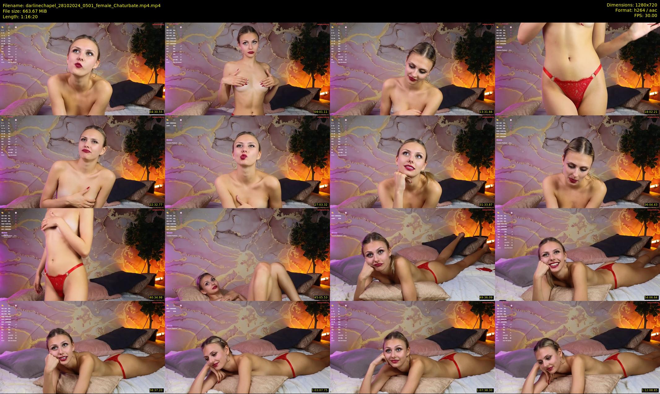 darlinechapel — 77 minute Chaturbate female cam show recording, 720p, Oct 28, 2024
