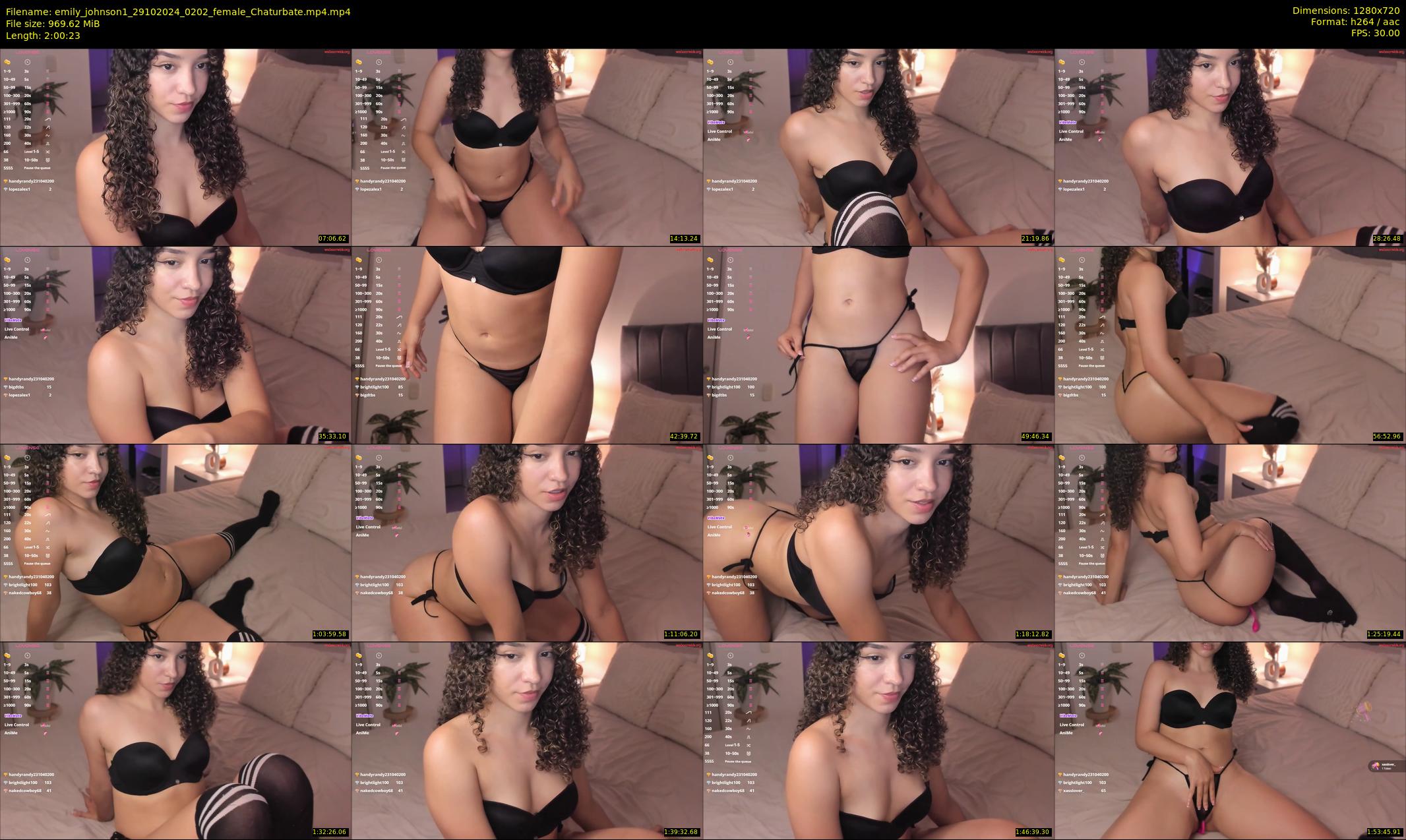 emily_johnson1 — 121 minute Chaturbate female cam show recording, 720p, Oct 29, 2024