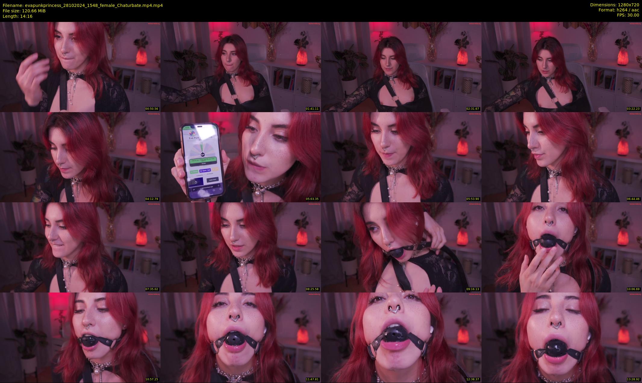 evapunkprincess — 15 minute Chaturbate female cam show recording, 720p, Oct 28, 2024