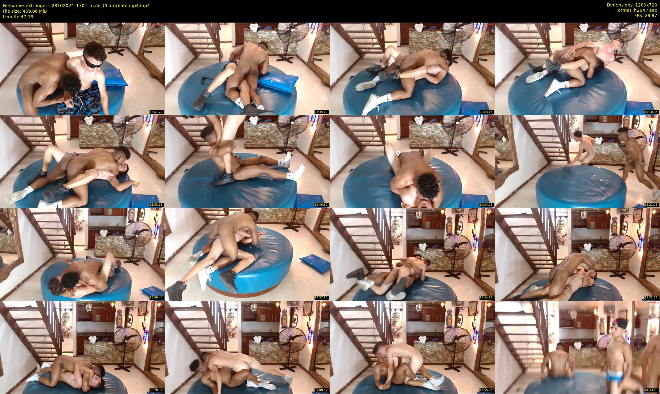 extrangers — 48 minute Chaturbate male cam show recording, 720p, Oct 28, 2024