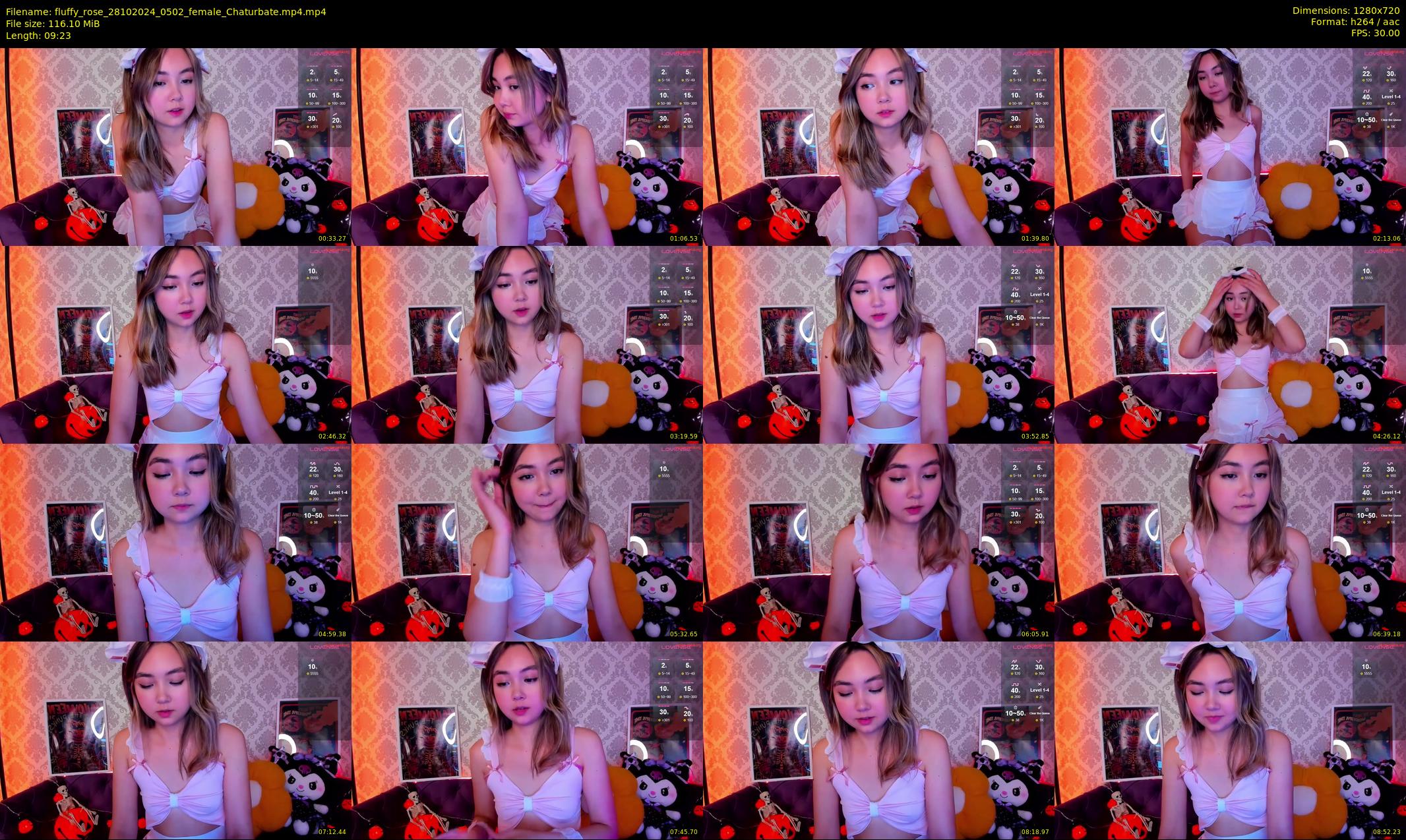 fluffy_rose — 10 minute Chaturbate female cam show recording, 720p, Oct 28, 2024