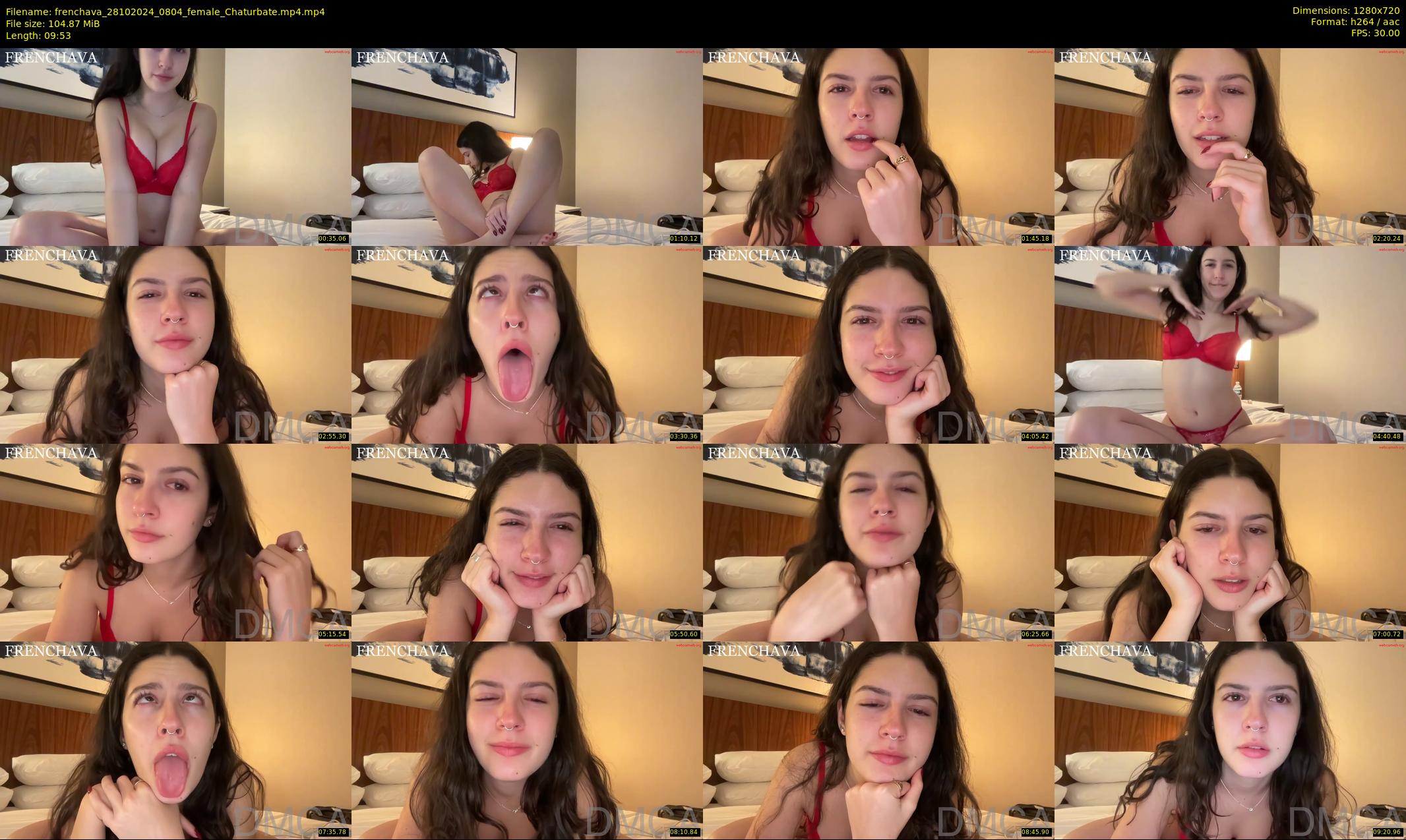 frenchava — 10 minute Chaturbate female cam show recording, 720p, Oct 28, 2024