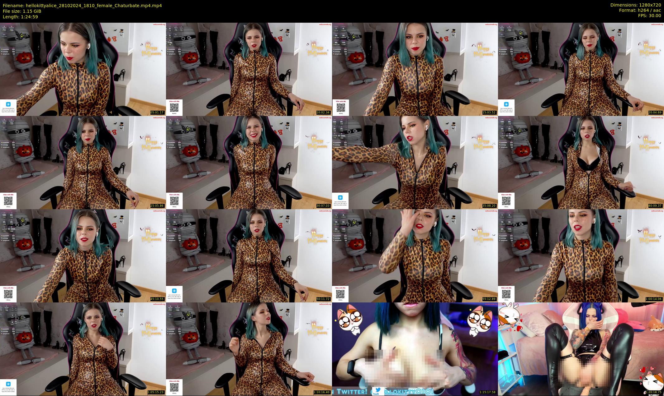 hellokittyalice — 85 minute Chaturbate female cam show recording, 720p, Oct 28, 2024