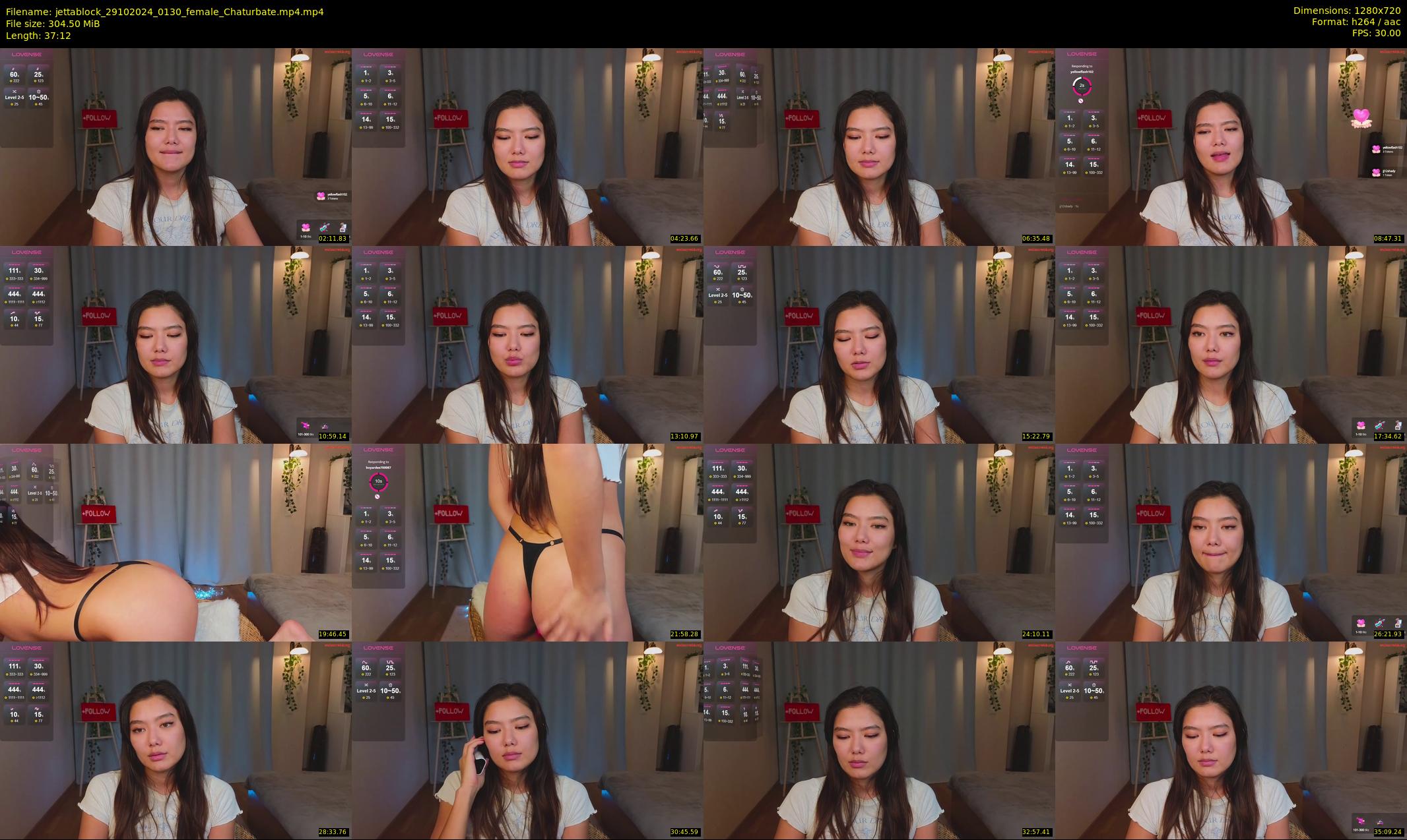 jettablock — 38 minute Chaturbate female cam show recording, 720p, Oct 29, 2024