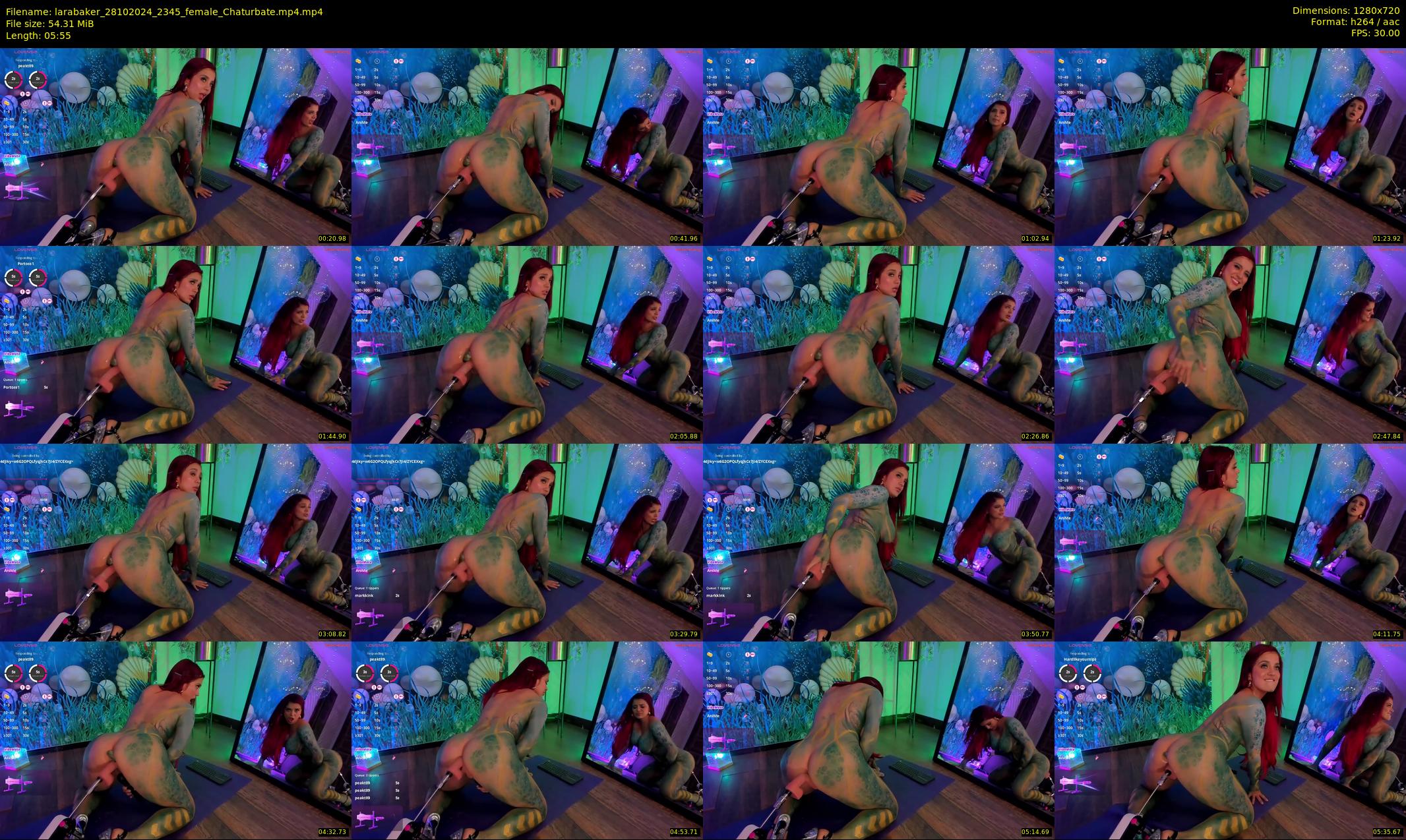 larabaker — 6 minute Chaturbate female cam show recording, 720p, Oct 28, 2024