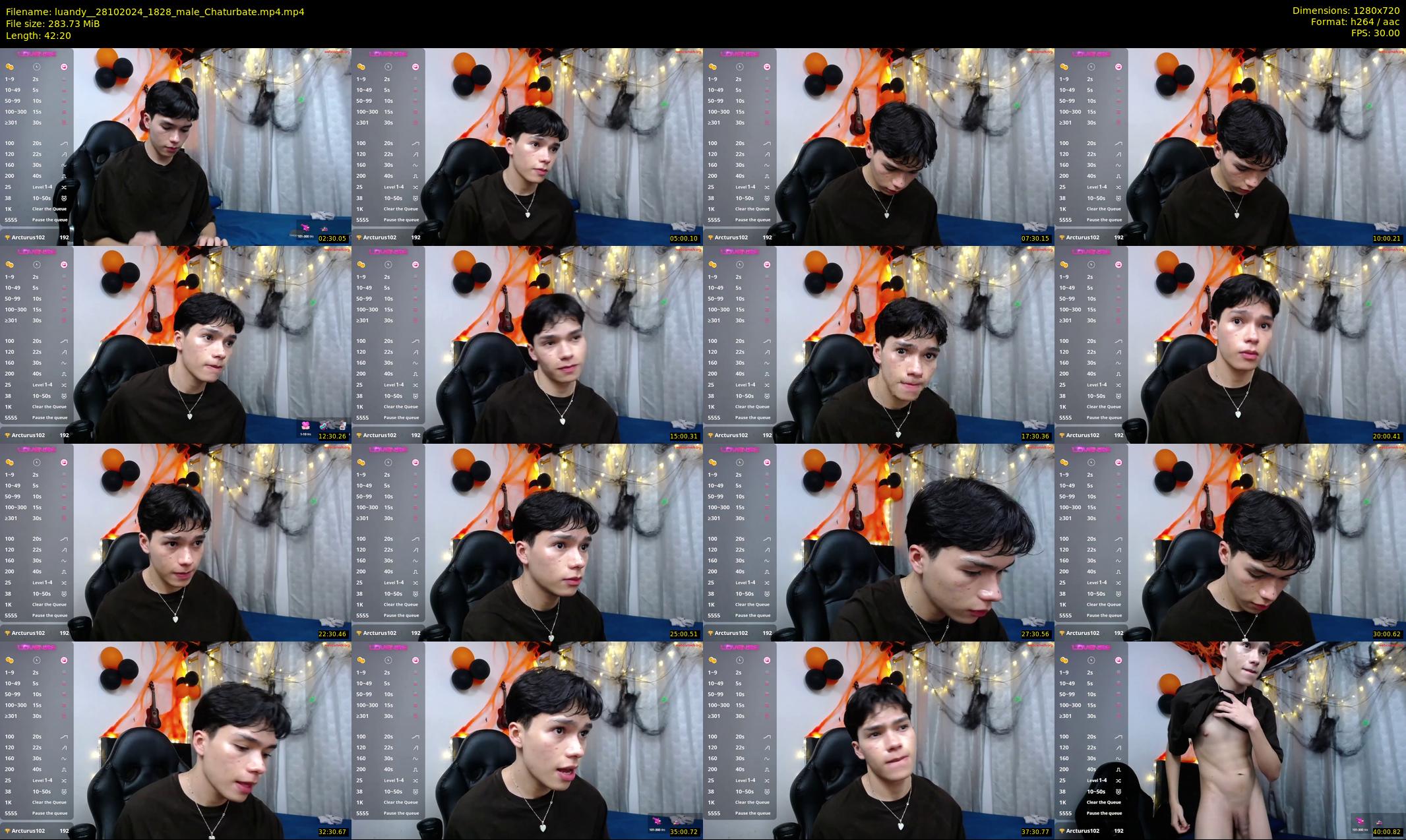 luandy_ — 43 minute Chaturbate male cam show recording, 720p, Oct 28, 2024