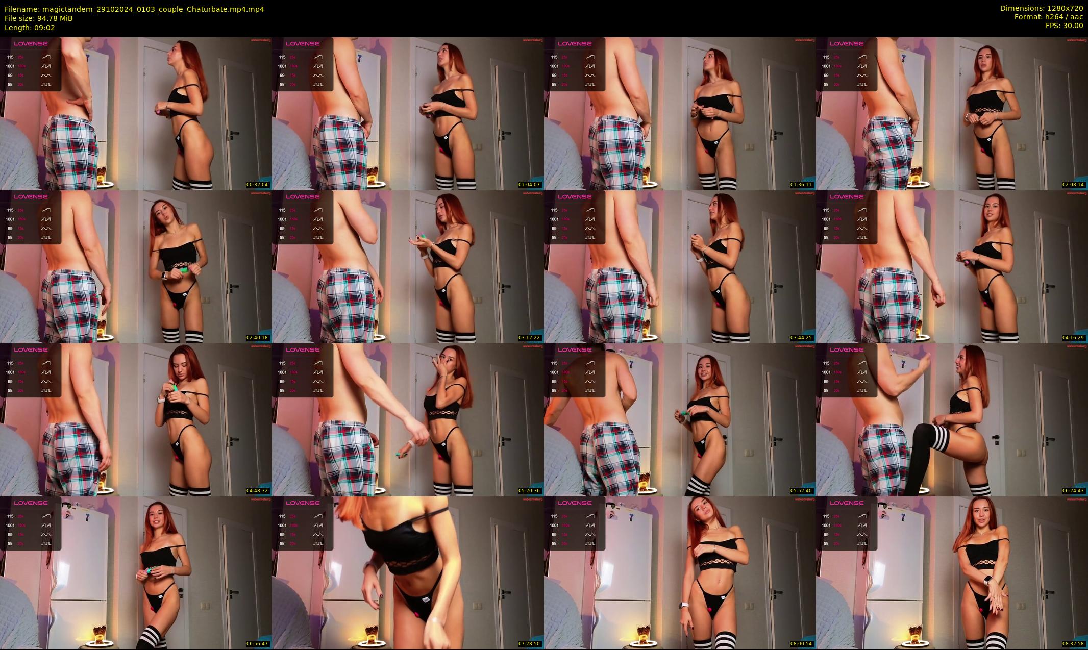 magictandem — 10 minute Chaturbate couple cam show recording, 720p, Oct 29, 2024