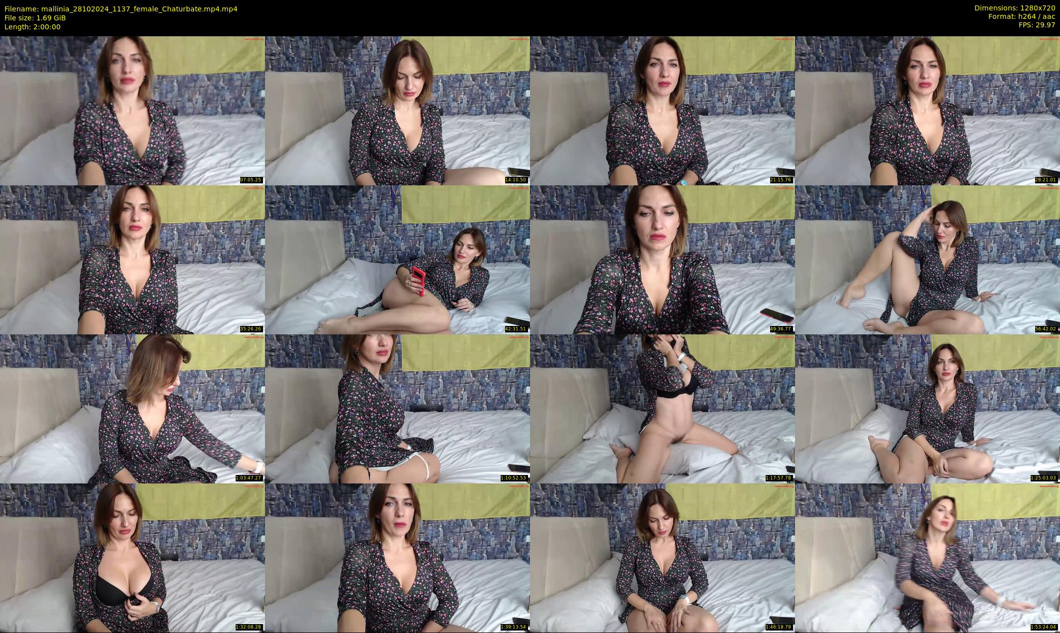 mallinia — 120 minute Chaturbate female cam show recording, 720p, Oct 28, 2024
