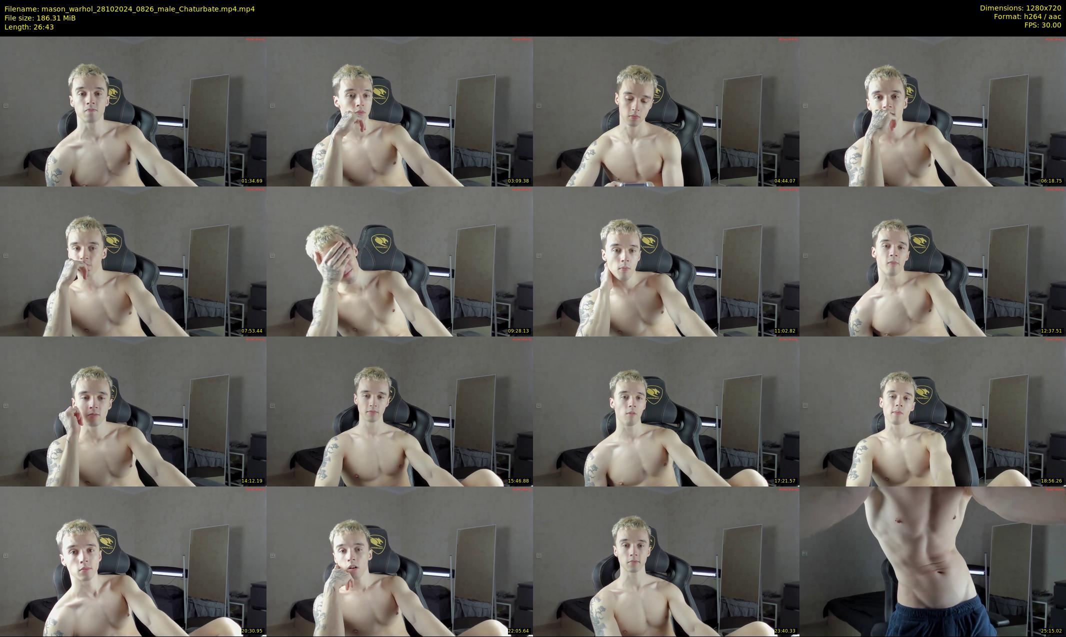 mason_warhol — 27 minute Chaturbate male cam show recording, 720p, Oct 28, 2024
