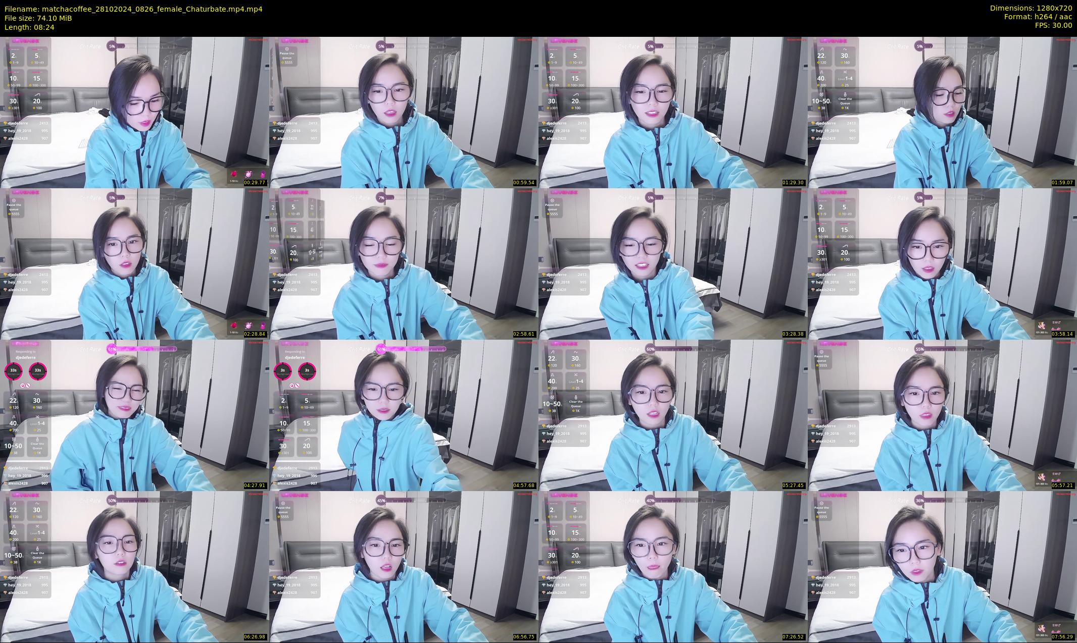 matchacoffee — 9 minute Chaturbate female cam show recording, 720p, Oct 28, 2024