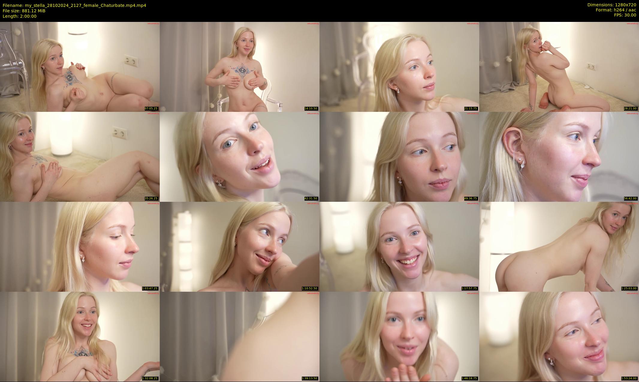 my_stella — 120 minute Chaturbate female cam show recording, 720p, Oct 28, 2024