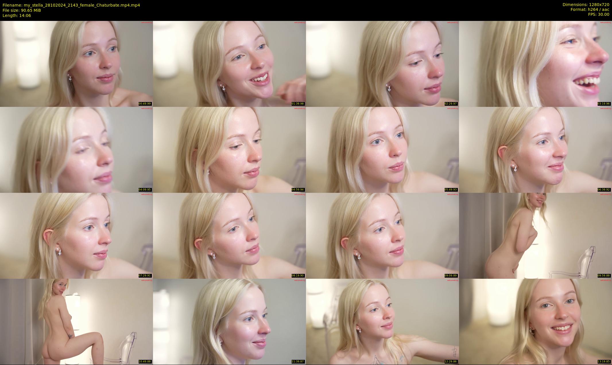 my_stella — 15 minute Chaturbate female cam show recording, 720p, Oct 28, 2024