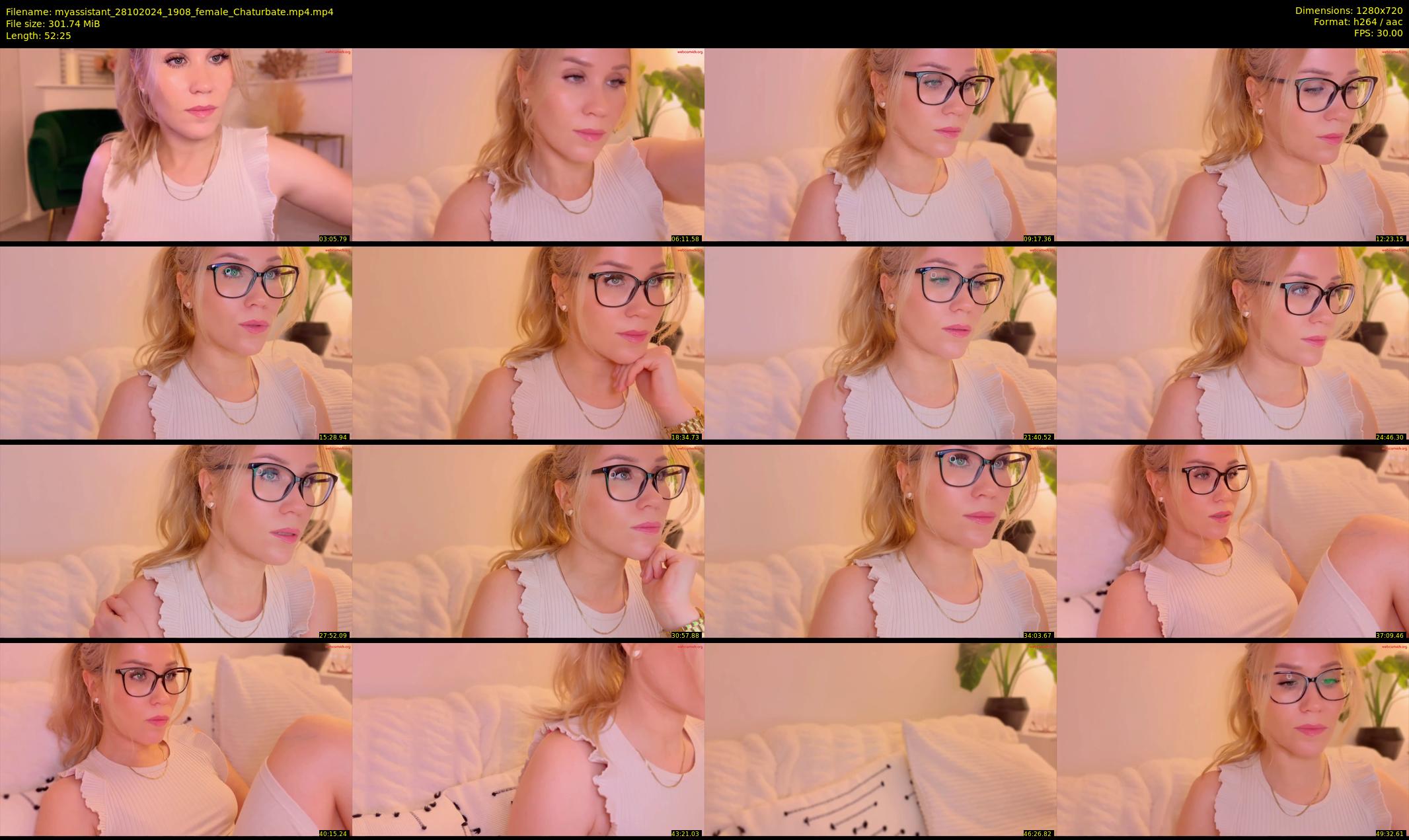 myassistant — 53 minute Chaturbate female cam show recording, 720p, Oct 28, 2024