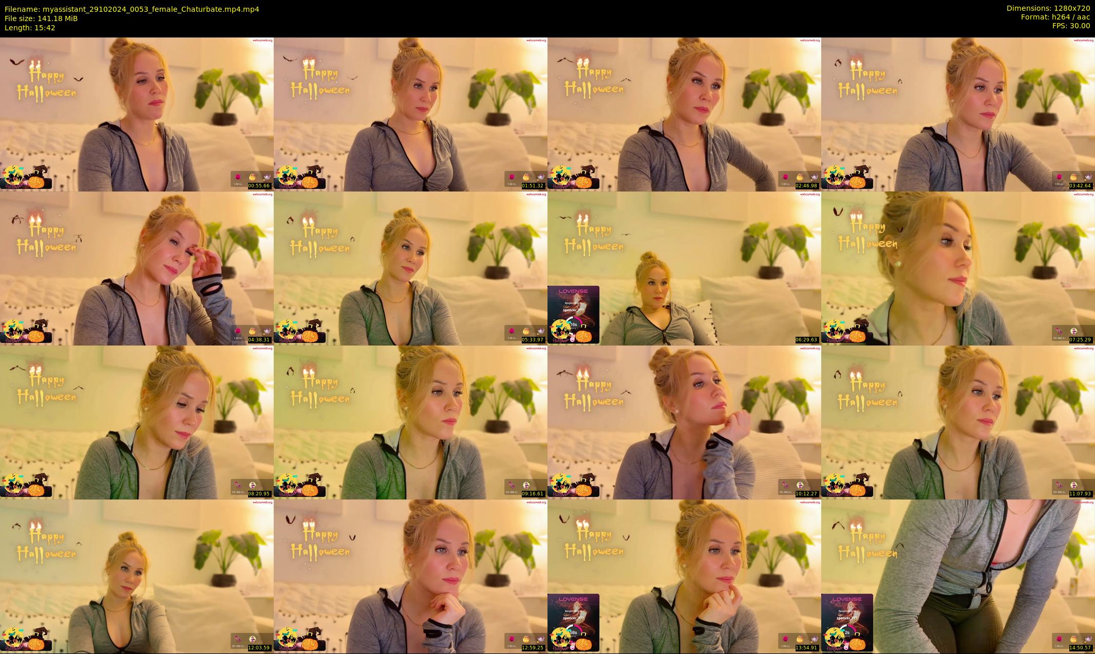 myassistant — 16 minute Chaturbate female cam show recording, 720p, Oct 29, 2024
