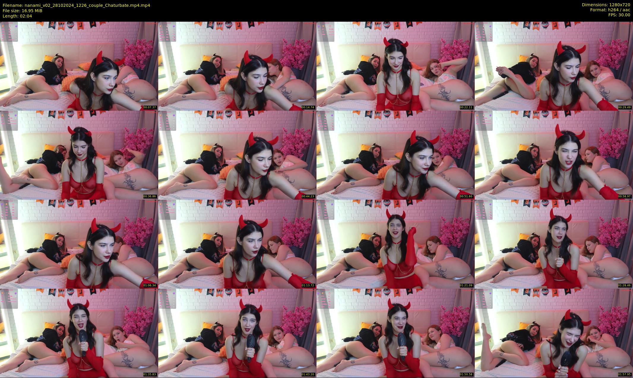 nanami_v02 — 3 minute Chaturbate couple cam show recording, 720p, Oct 28, 2024