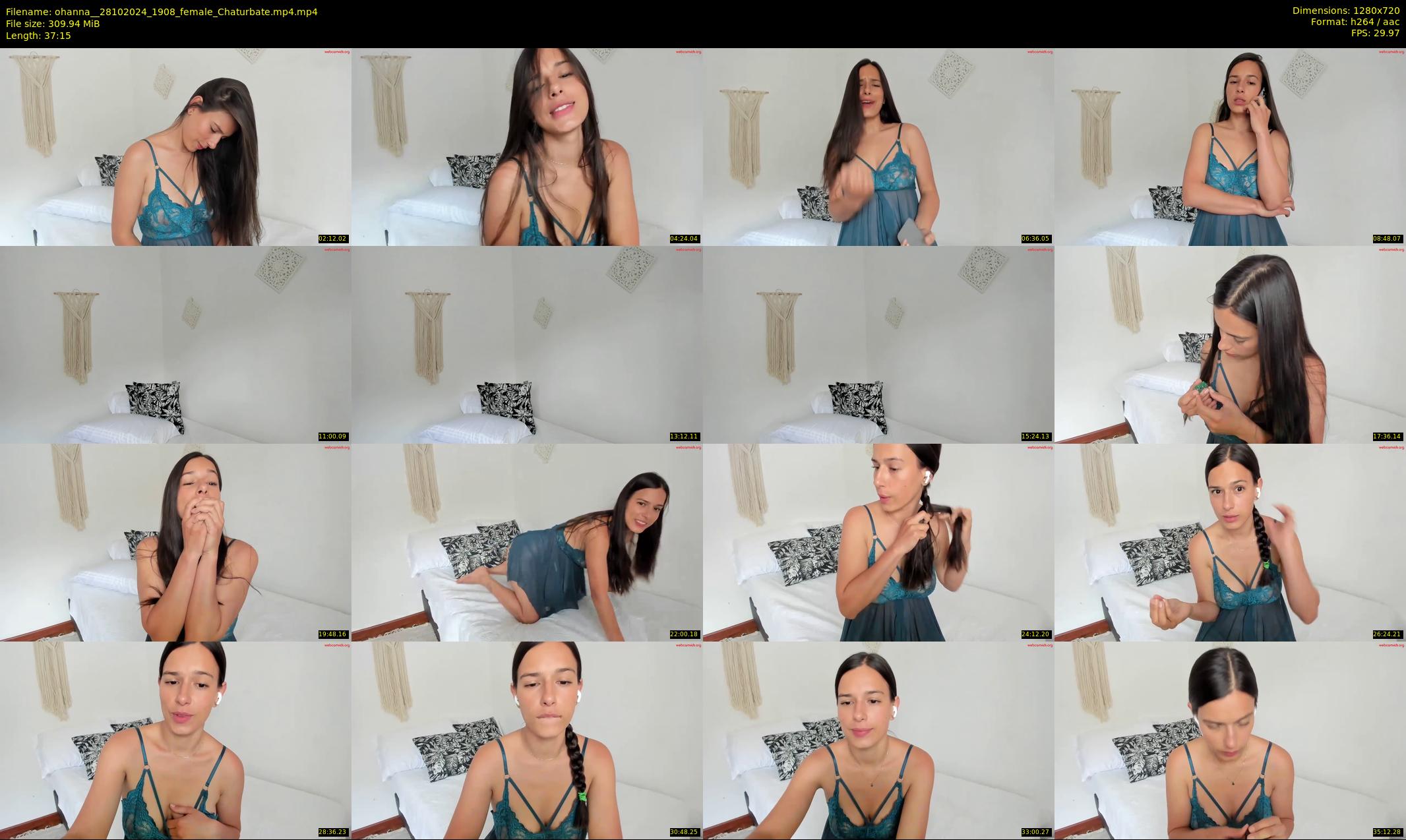ohanna_ — 38 minute Chaturbate female cam show recording, 720p, Oct 28, 2024