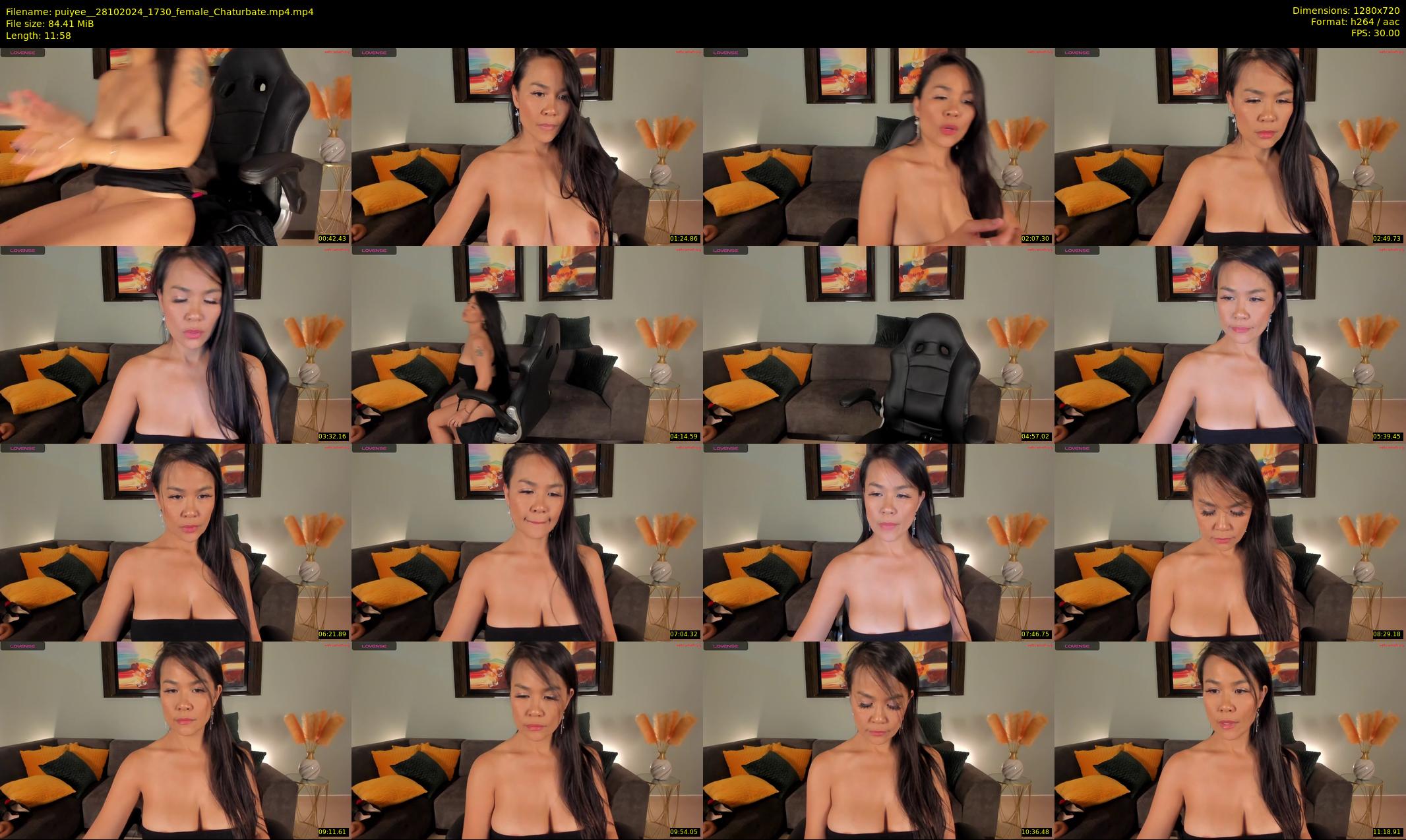 puiyee_ — 12 minute Chaturbate female cam show recording, 720p, Oct 28, 2024