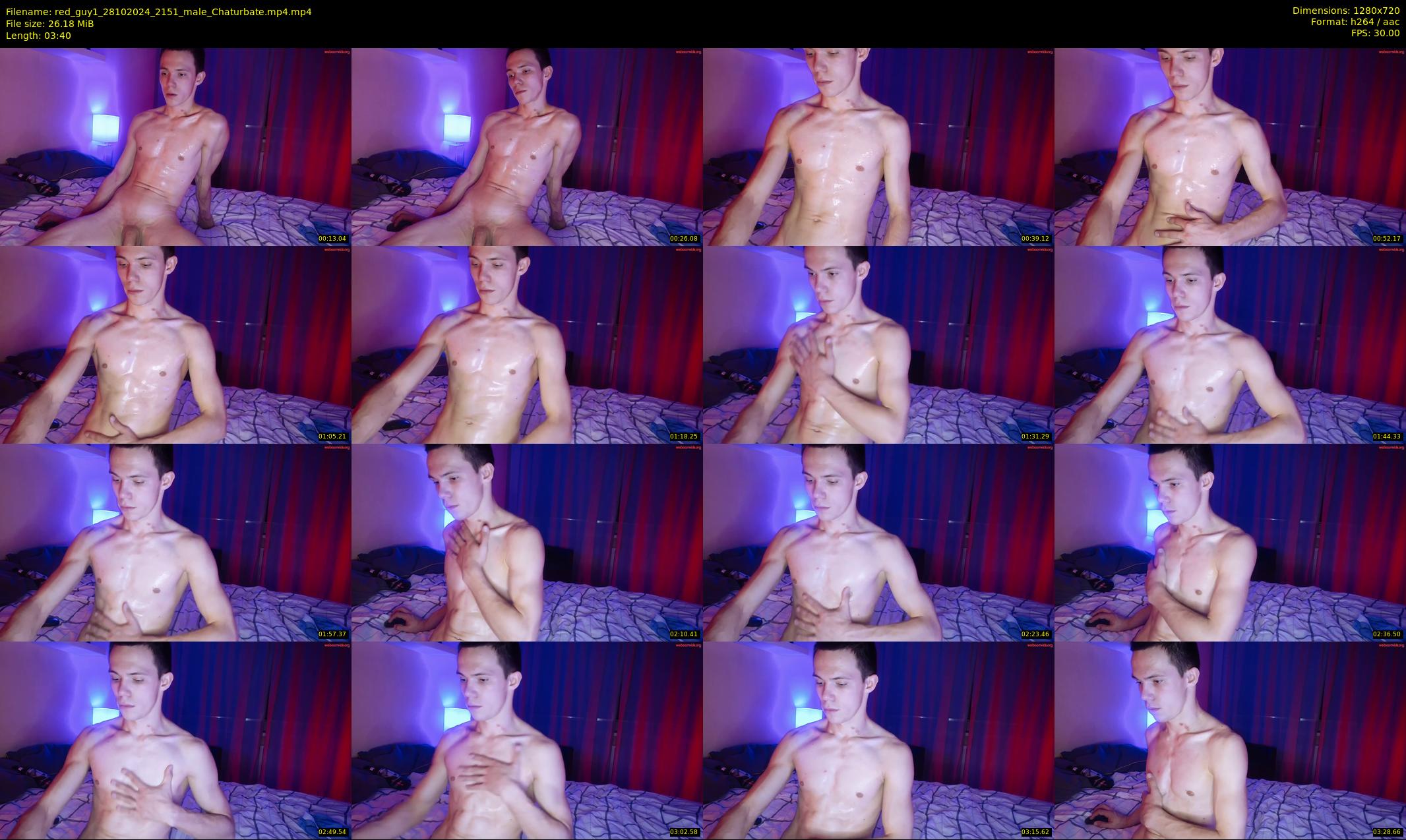 red_guy1 — 4 minute Chaturbate male cam show recording, 720p, Oct 28, 2024