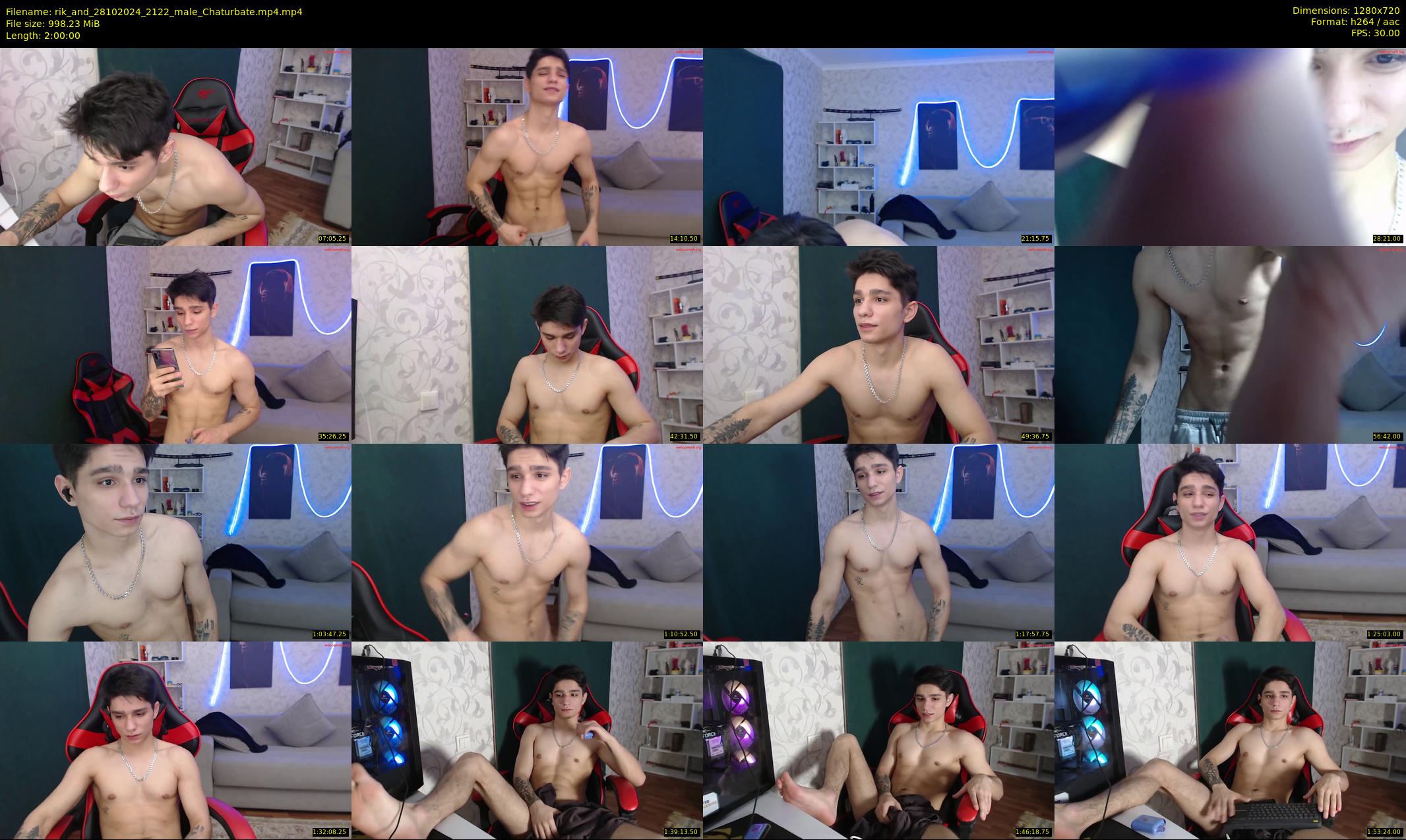 rik_and — 120 minute Chaturbate male cam show recording, 720p, Oct 28, 2024