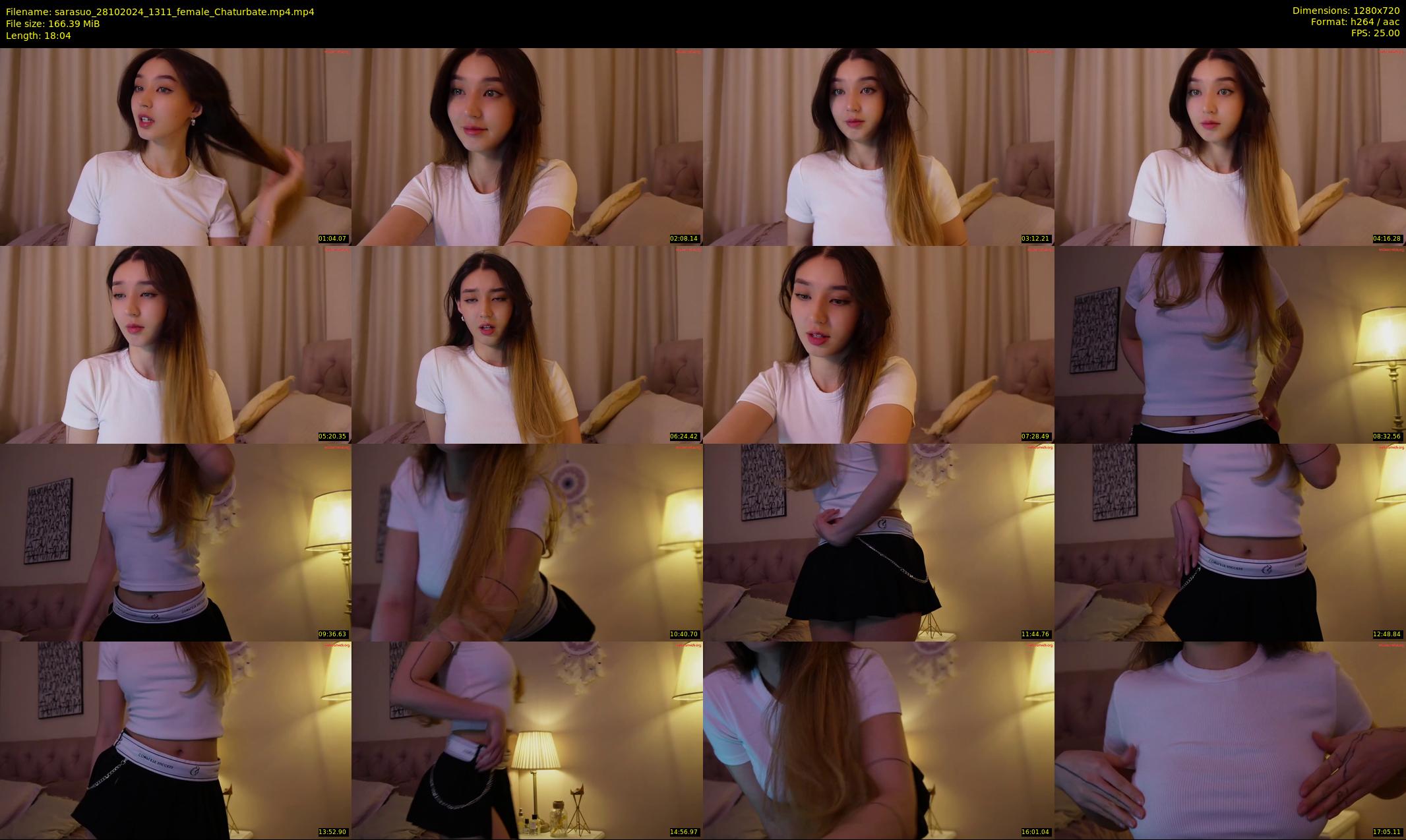 sarasuo — 19 minute Chaturbate female cam show recording, 720p, Oct 28, 2024