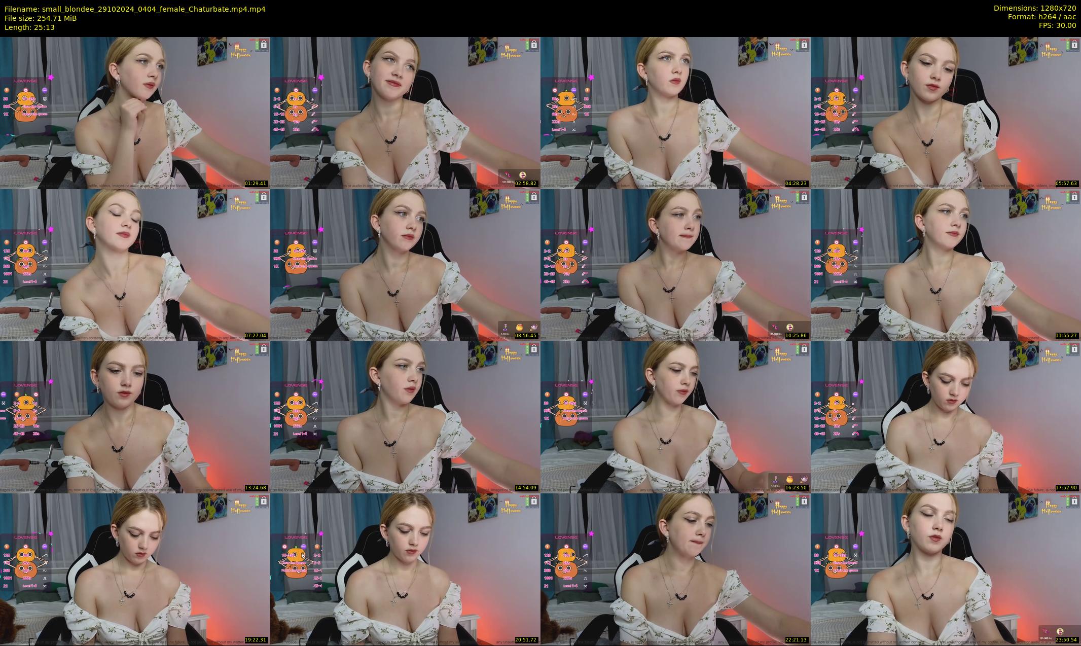 small_blondee — 26 minute Chaturbate female cam show recording, 720p, Oct 29, 2024