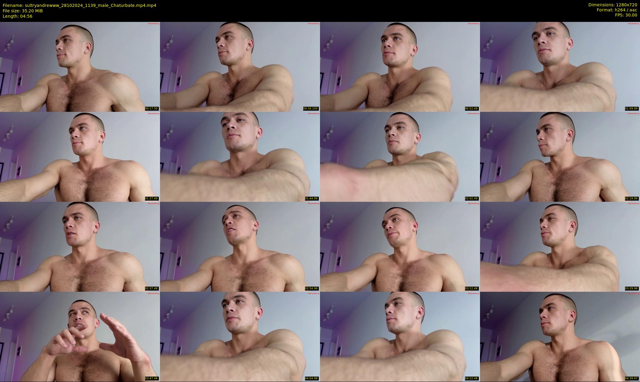 sultryandrewww — 5 minute Chaturbate male cam show recording, 720p, Oct 28, 2024