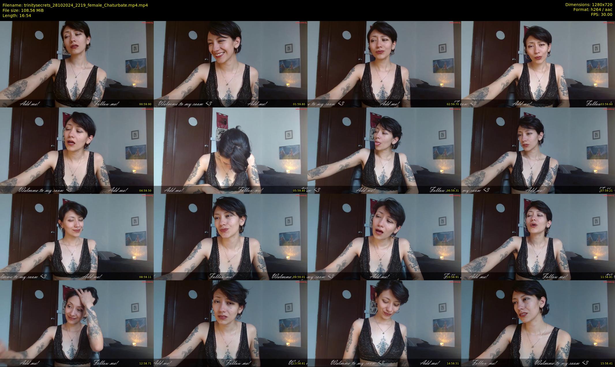 trinitysecrets — 17 minute Chaturbate female cam show recording, 720p, Oct 28, 2024