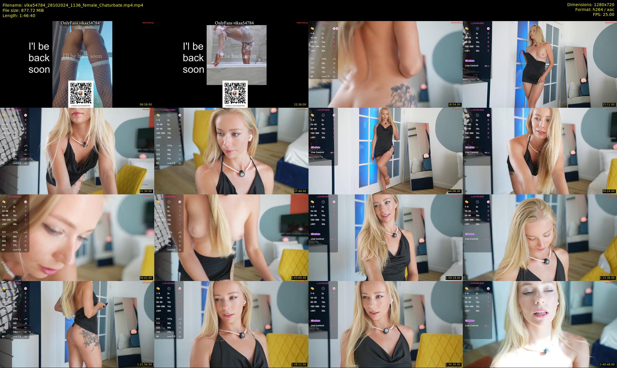 vika54784 — 107 minute Chaturbate female cam show recording, 720p, Oct 28, 2024