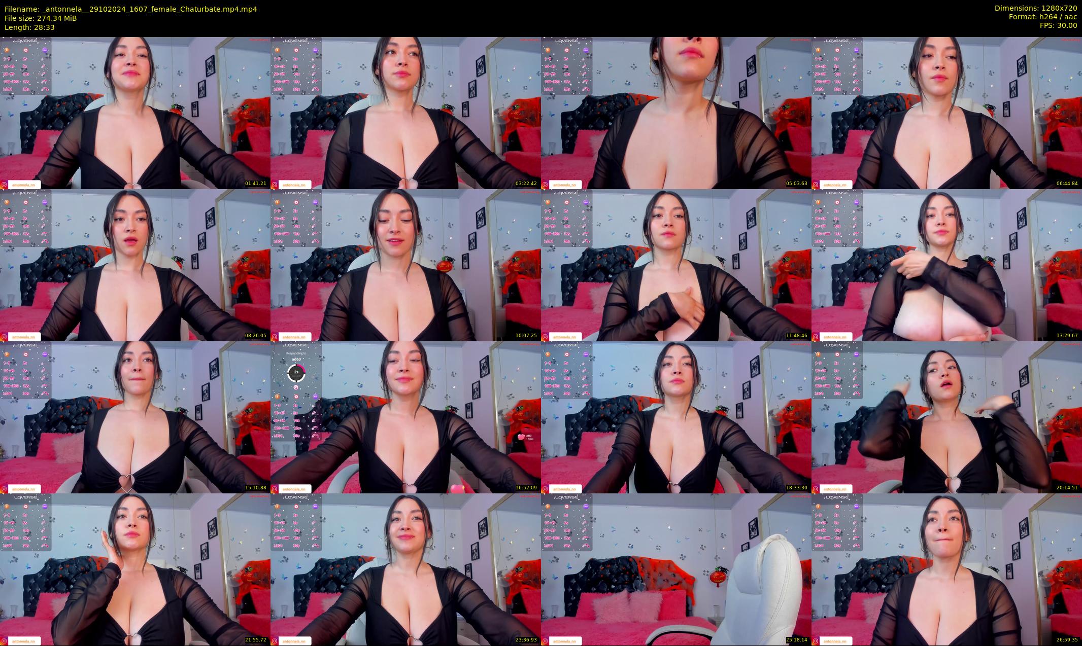 _antonnela_ — 29 minute Chaturbate female cam show recording, 720p, Oct 29, 2024