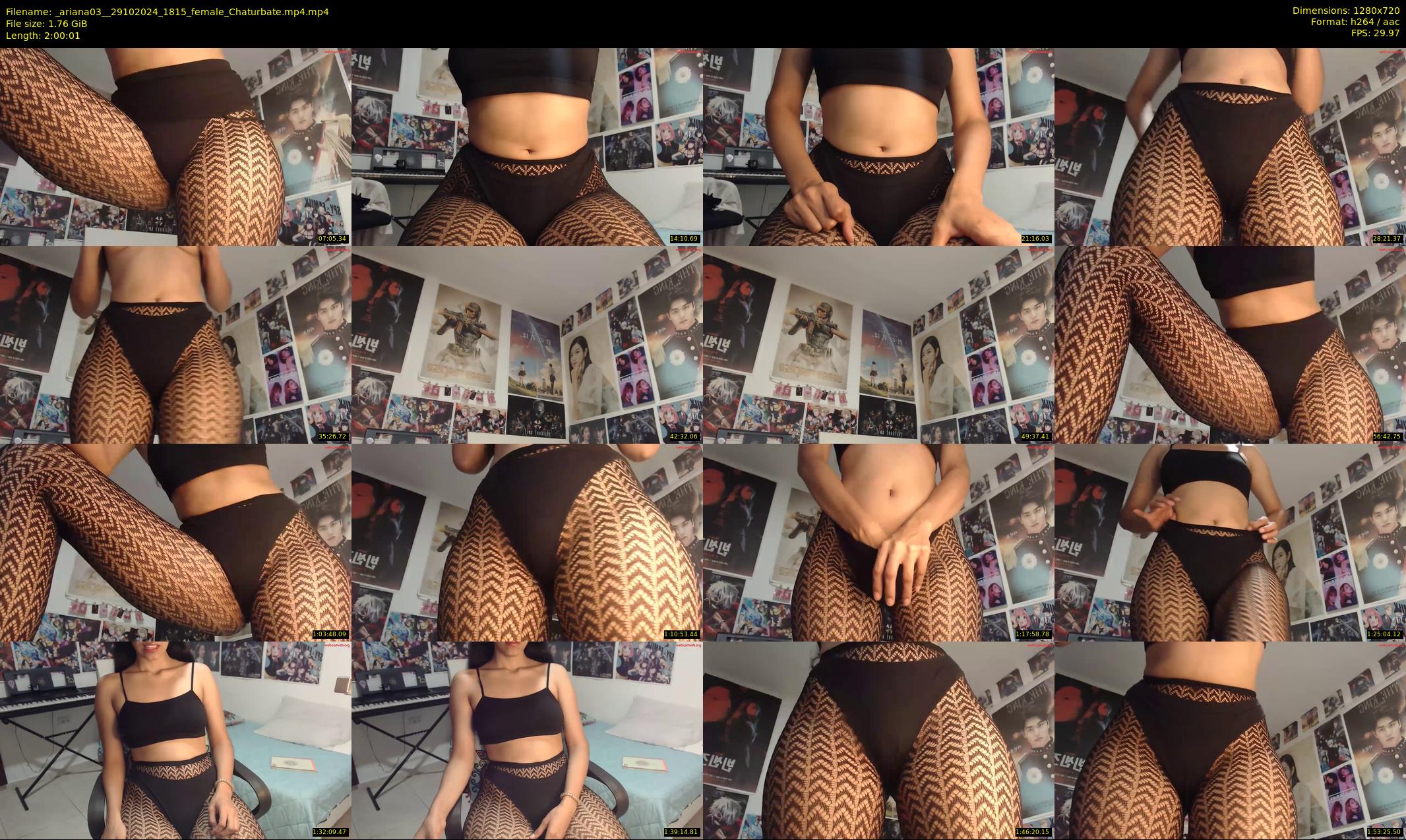 _ariana03_ — 121 minute Chaturbate female cam show recording, 720p, Oct 29, 2024