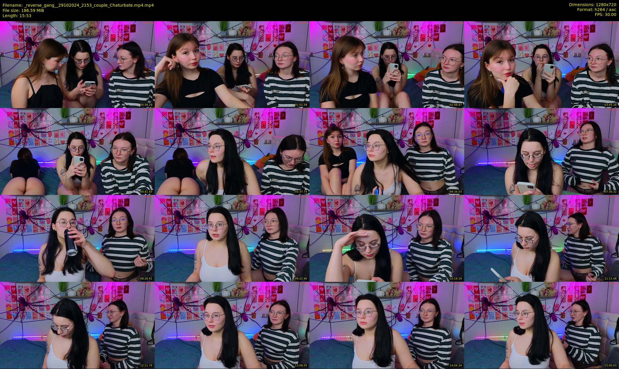 _reverse_gang_ — 16 minute Chaturbate couple cam show recording, 720p, Oct 29, 2024