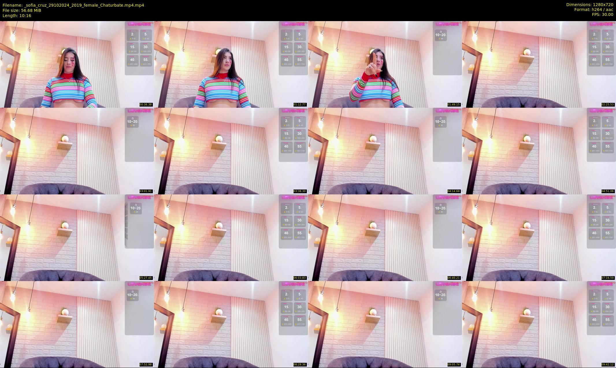 _sofia_cruz — 11 minute Chaturbate female cam show recording, 720p, Oct 29, 2024
