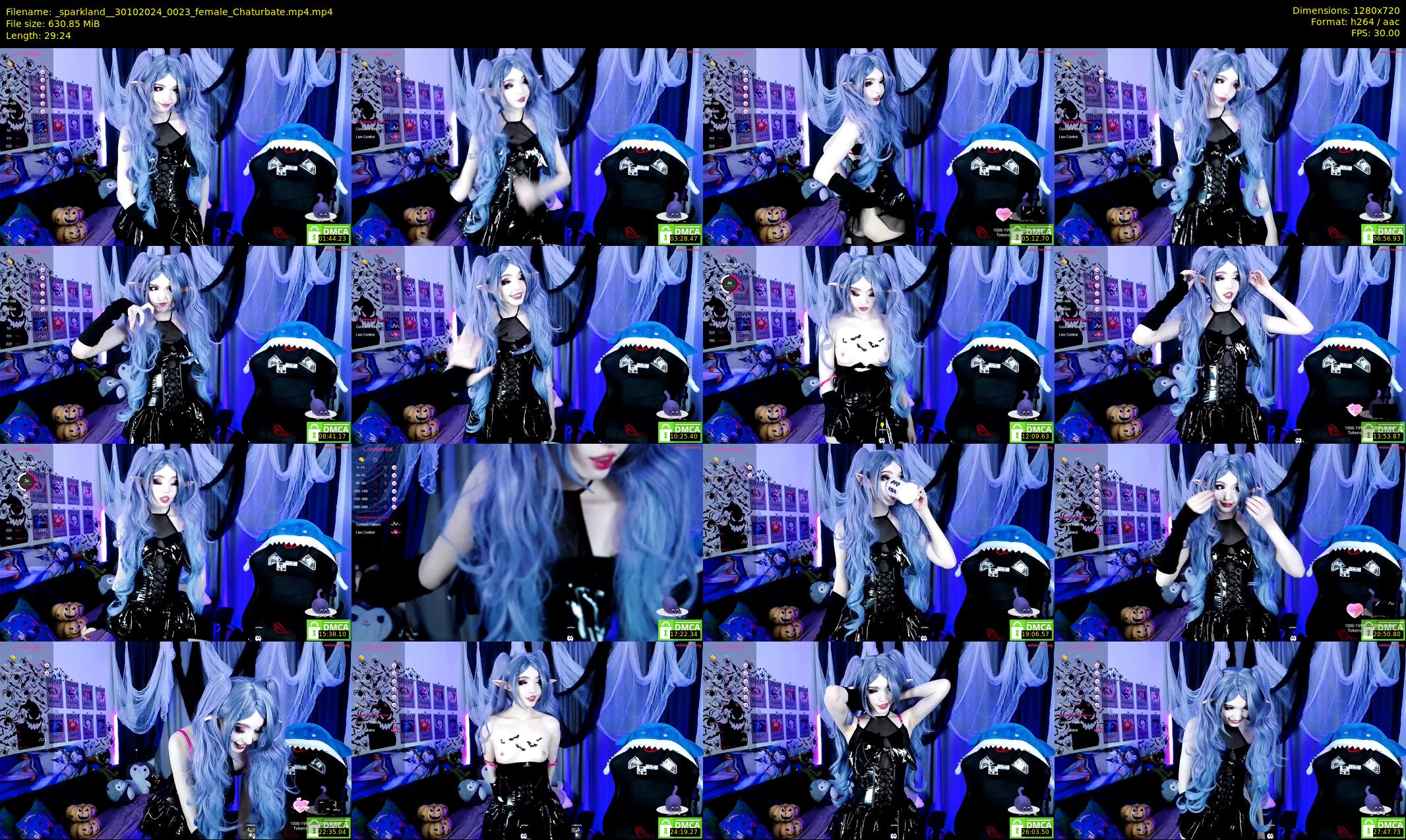 _sparkland_ — 30 minute Chaturbate female cam show recording, 720p, Oct 30, 2024