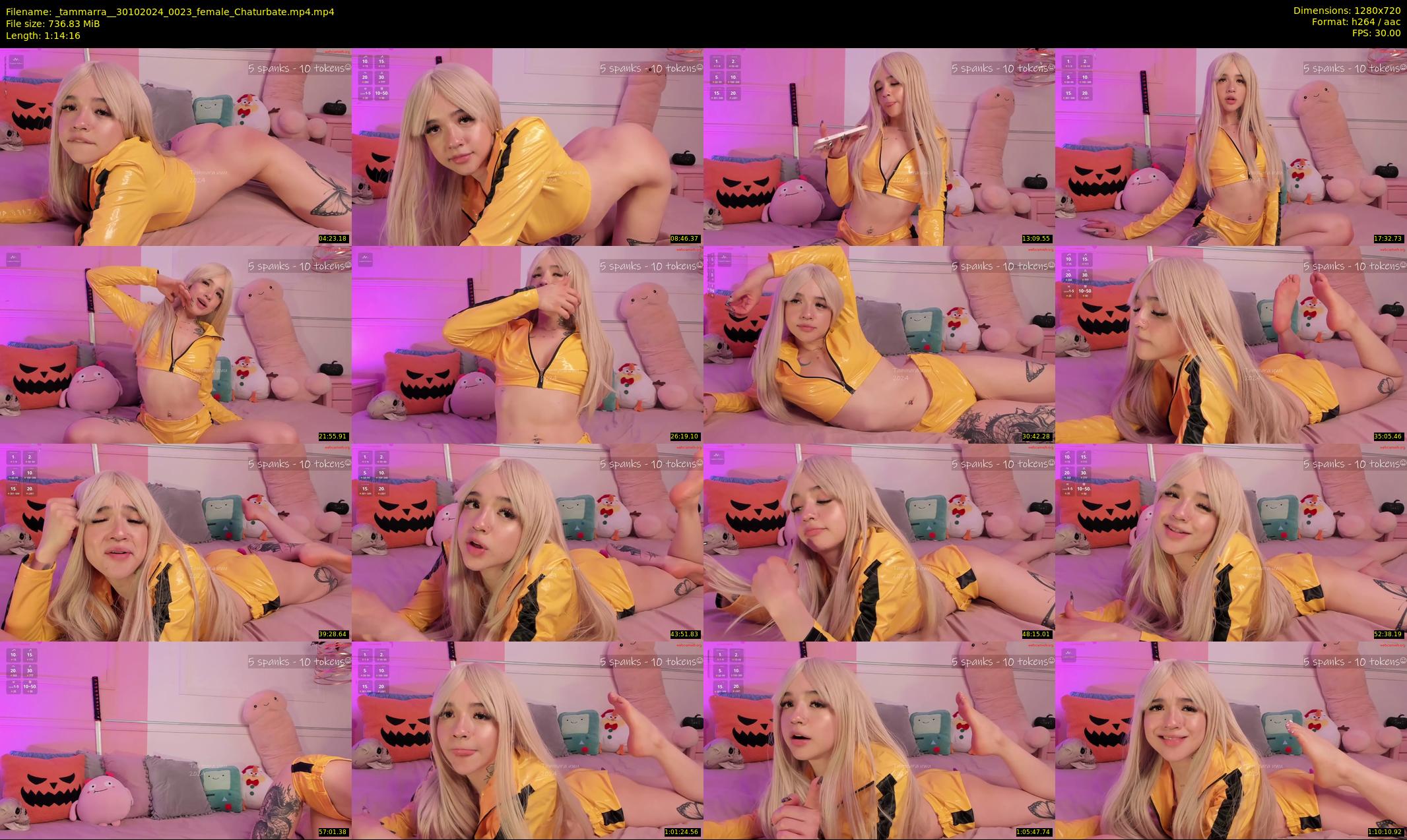 _tammarra_ — 75 minute Chaturbate female cam show recording, 720p, Oct 30, 2024