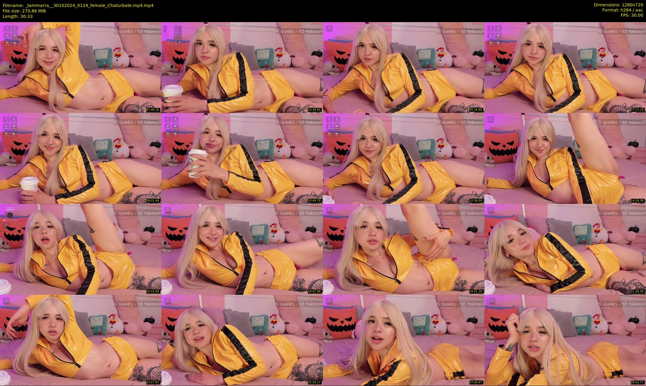 _tammarra_ — 31 minute Chaturbate female cam show recording, 720p, Oct 30, 2024