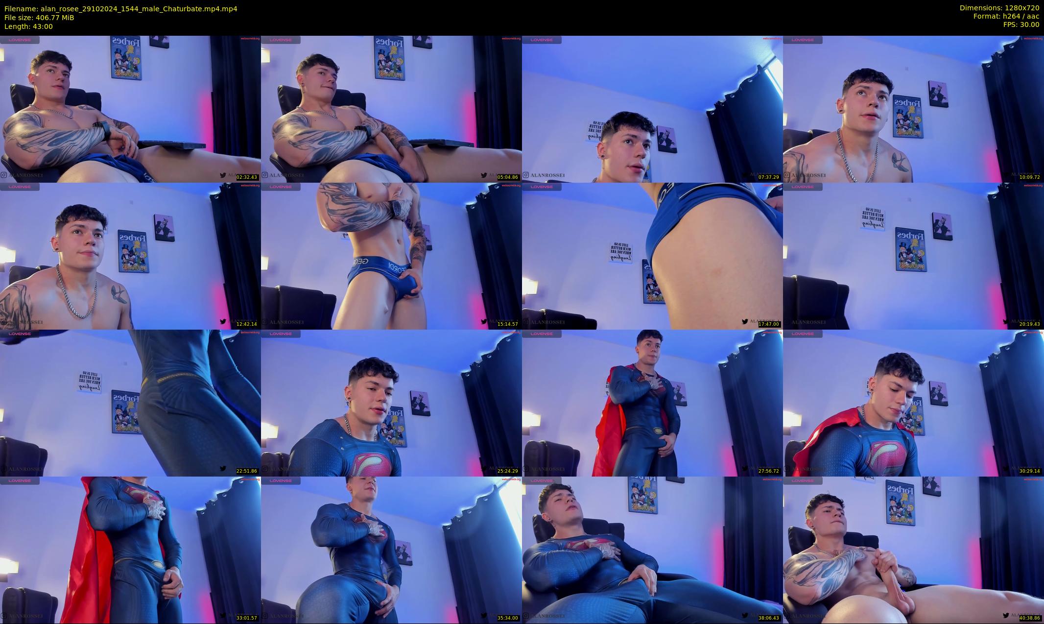 alan_rosee — 43 minute Chaturbate male cam show recording, 720p, Oct 29, 2024