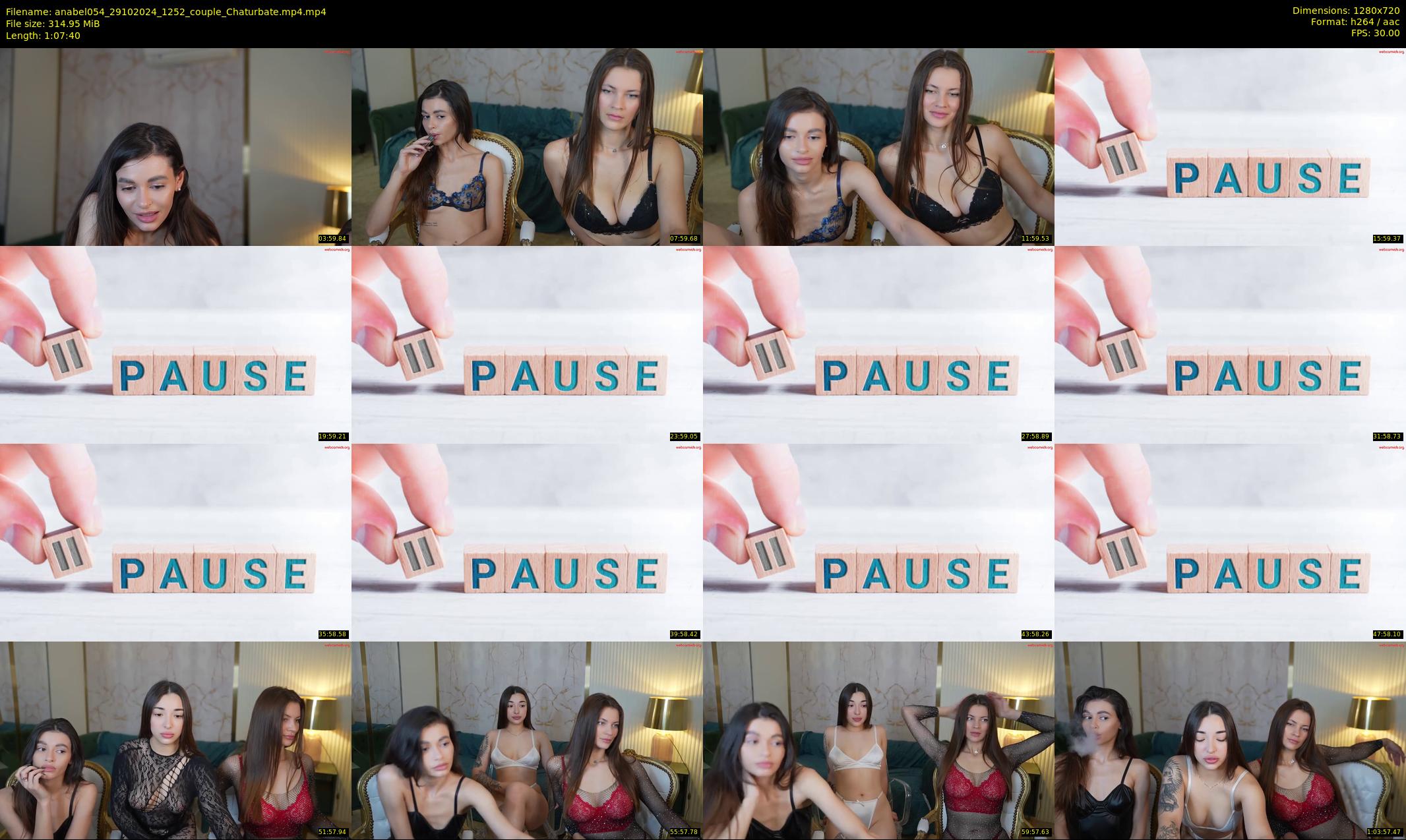 anabel054 — 68 minute Chaturbate female cam show recording, 720p, Oct 29, 2024