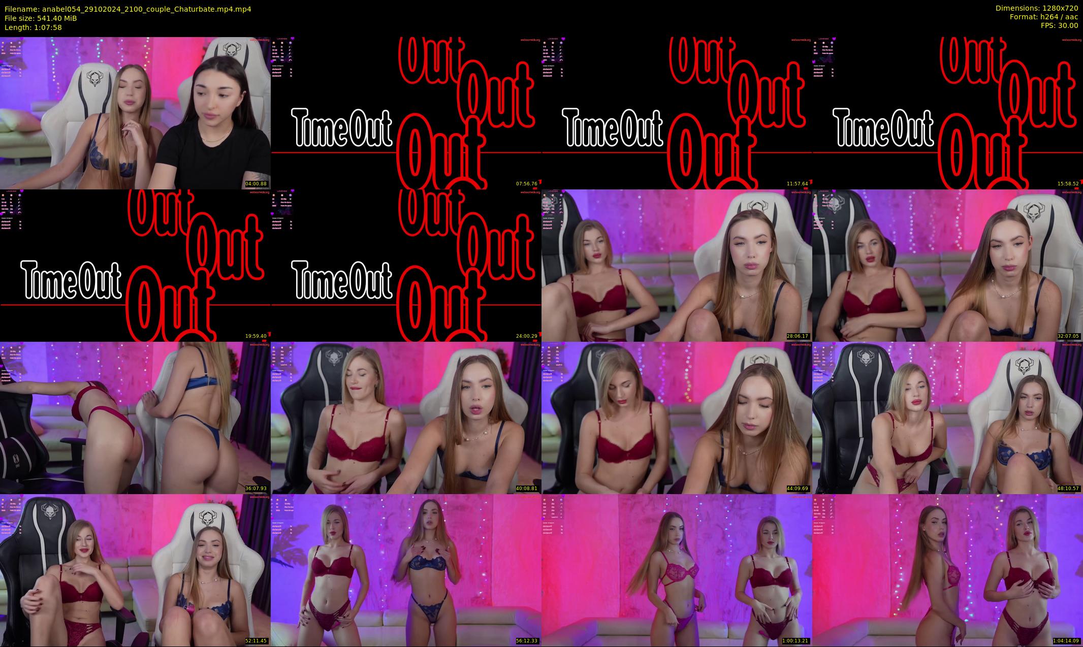 anabel054 — 68 minute Chaturbate female cam show recording, 720p, Oct 29, 2024