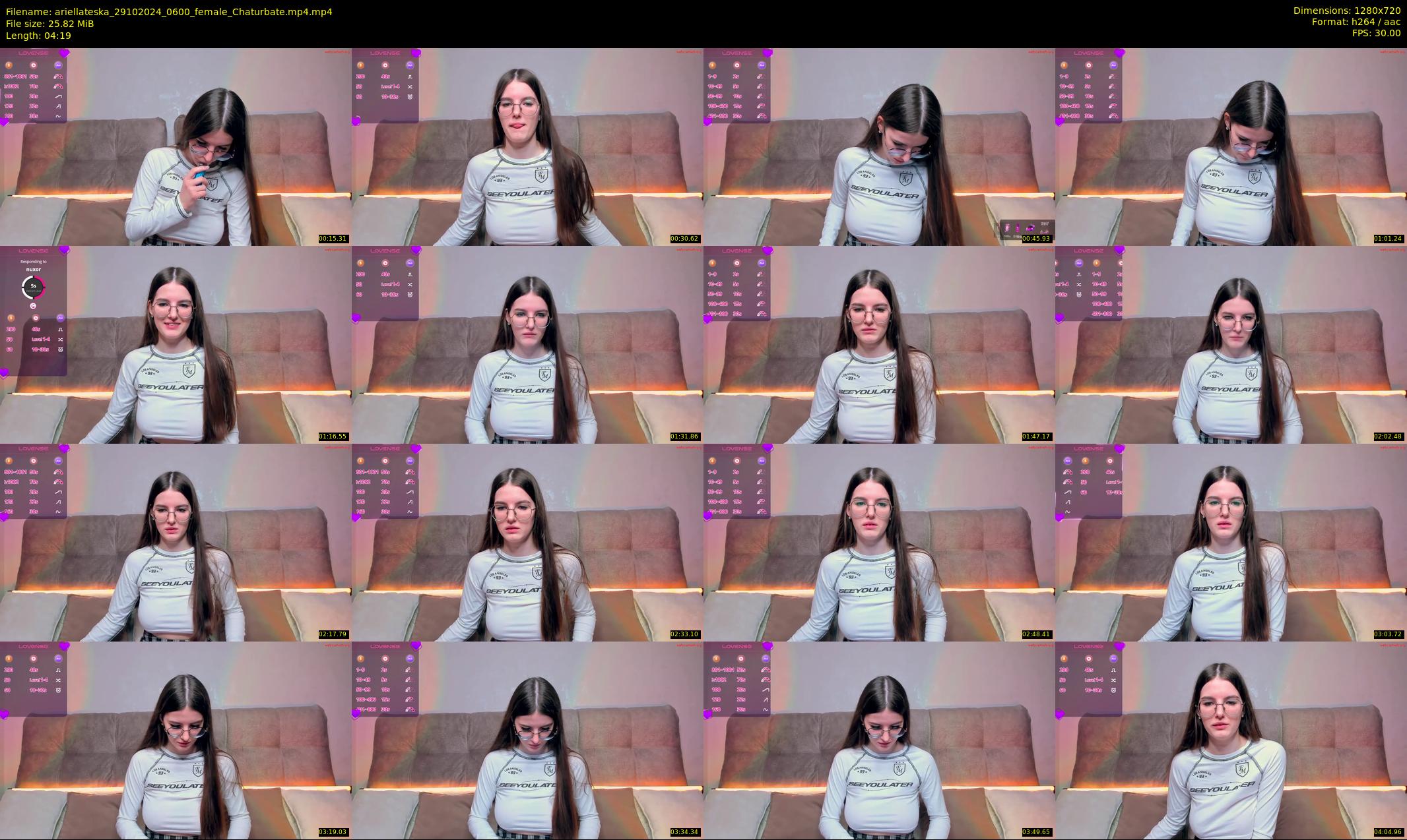 ariellateska — 5 minute Chaturbate female cam show recording, 720p, Oct 29, 2024