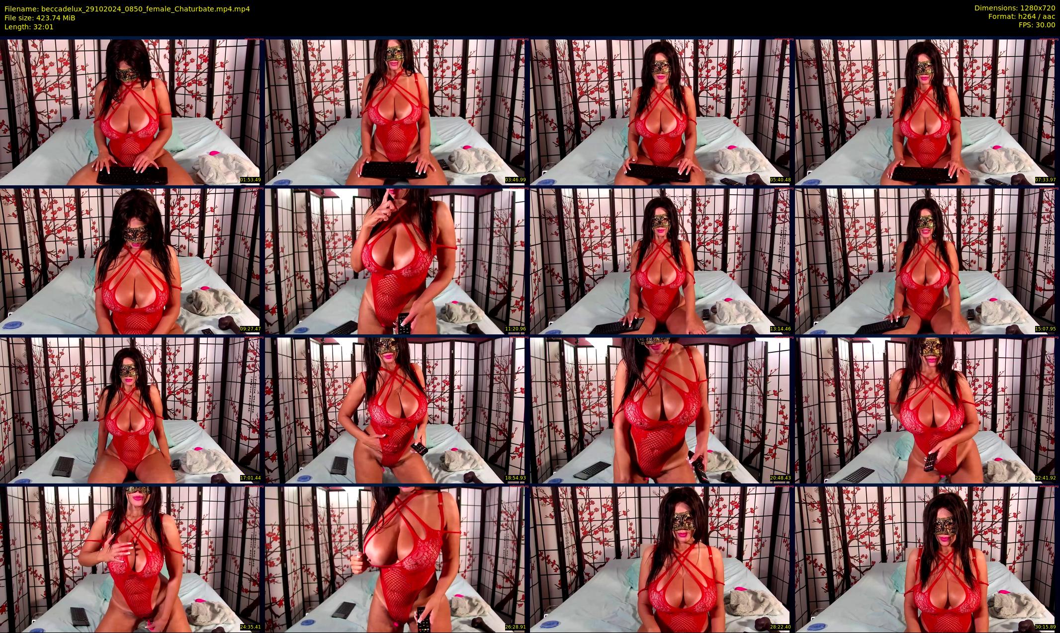 beccadelux — 33 minute Chaturbate female cam show recording, 720p, Oct 29, 2024