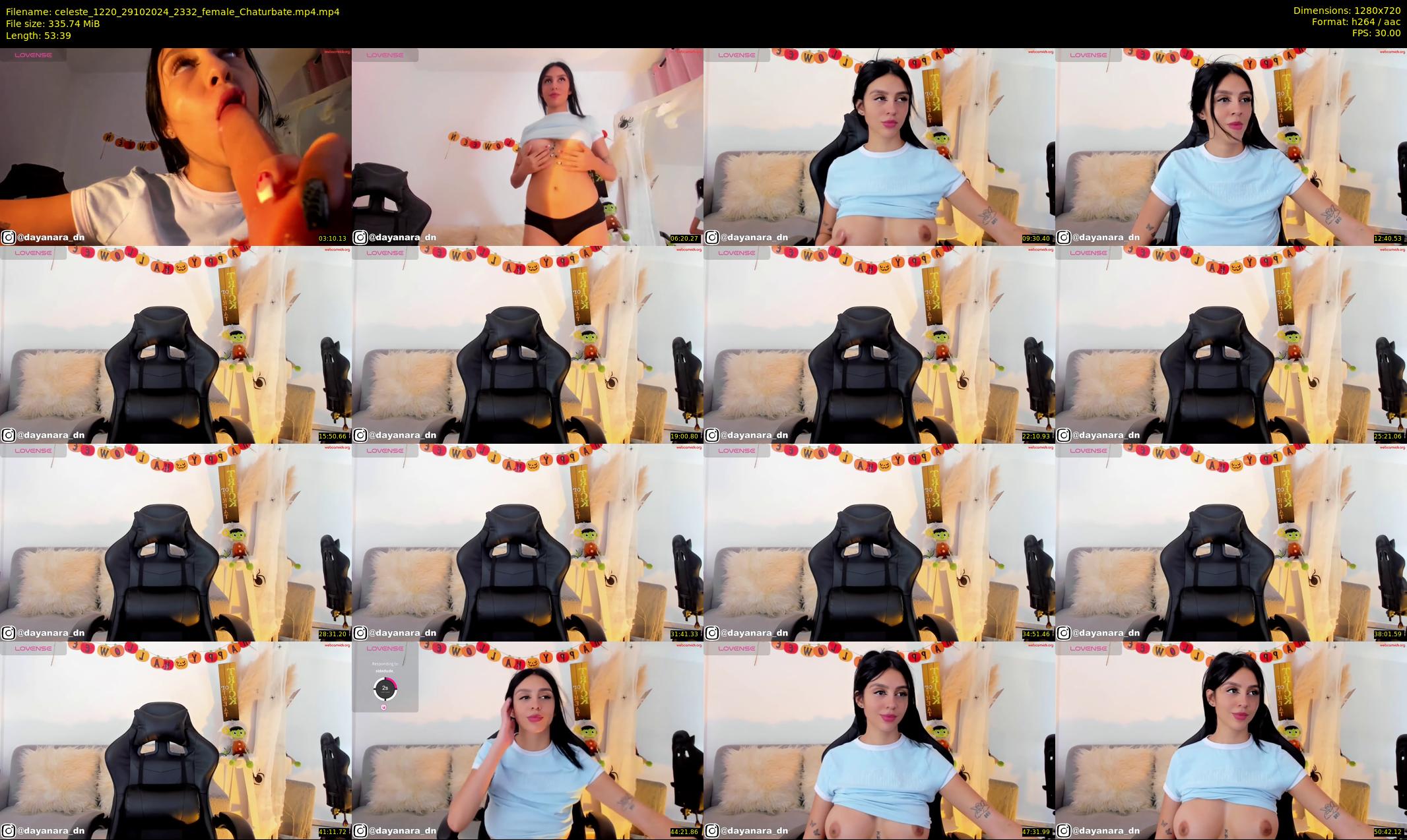 celeste_1220 — 54 minute Chaturbate female cam show recording, 720p, Oct 29, 2024