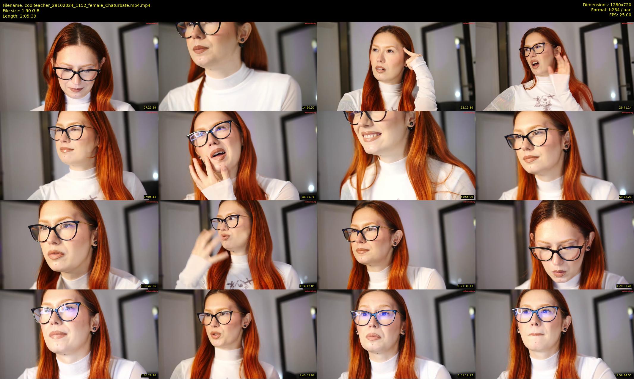 coolteacher — 126 minute Chaturbate female cam show recording, 720p, Oct 29, 2024