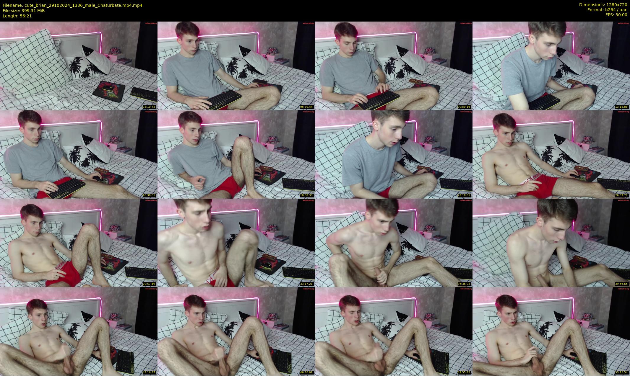cute_brian — 57 minute Chaturbate male cam show recording, 720p, Oct 29, 2024