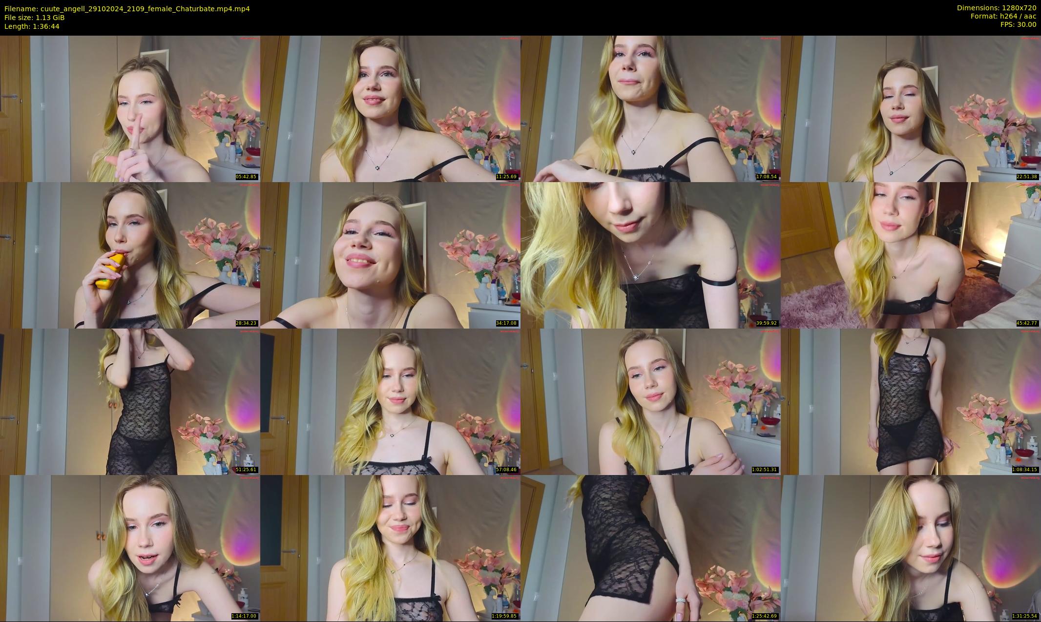 cuute_angell — 97 minute Chaturbate female cam show recording, 720p, Oct 29, 2024