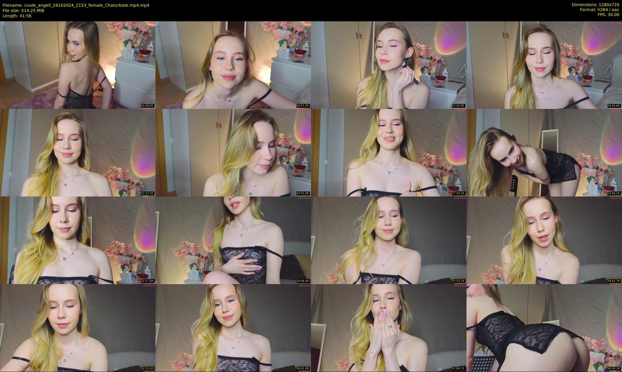 cuute_angell — 42 minute Chaturbate female cam show recording, 720p, Oct 29, 2024