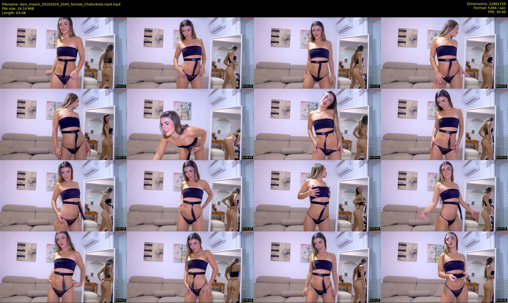dani_moore — 4 minute Chaturbate female cam show recording, 720p, Oct 29, 2024