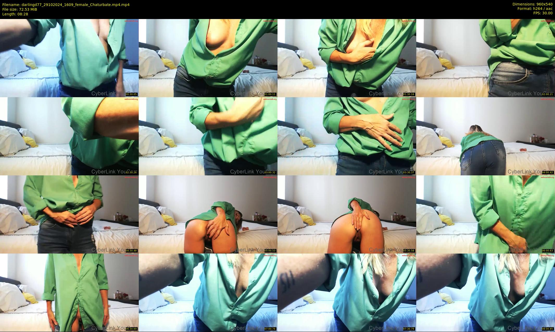 darlingd77 — 9 minute Chaturbate female cam show recording, 480p, Oct 29, 2024