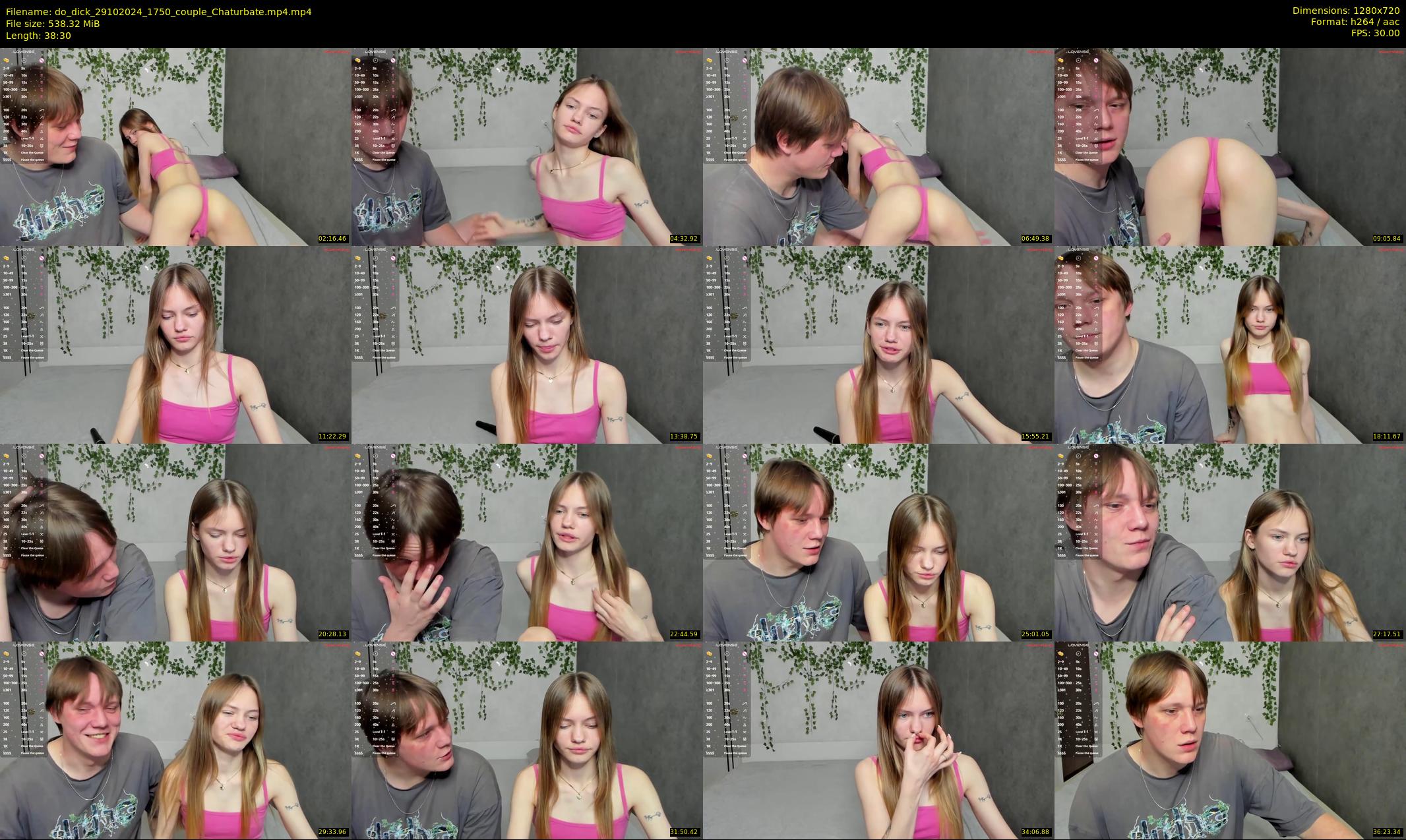 do_dick — 39 minute Chaturbate couple cam show recording, 720p, Oct 29, 2024